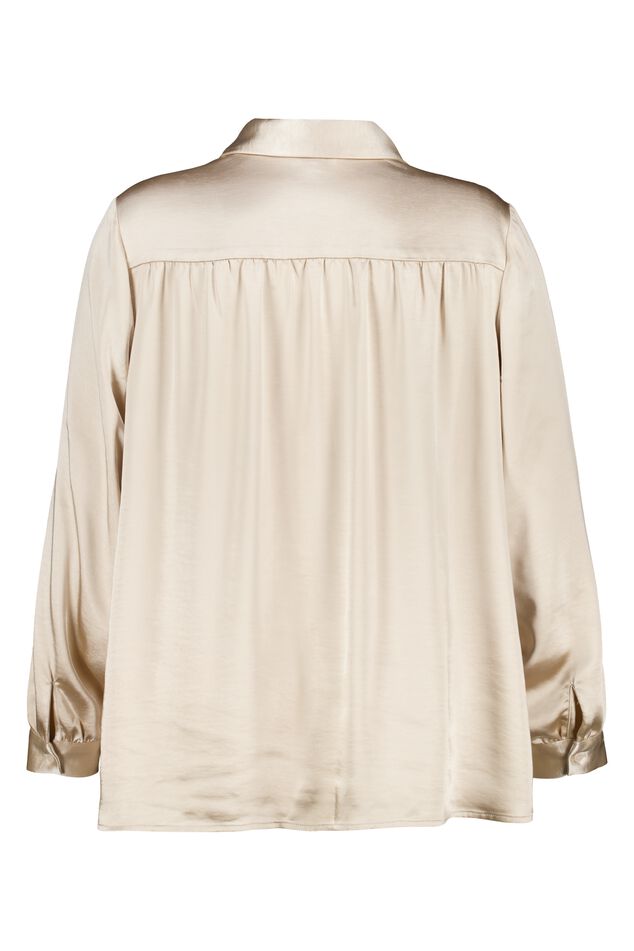 Blouse met satijnlook image number 2