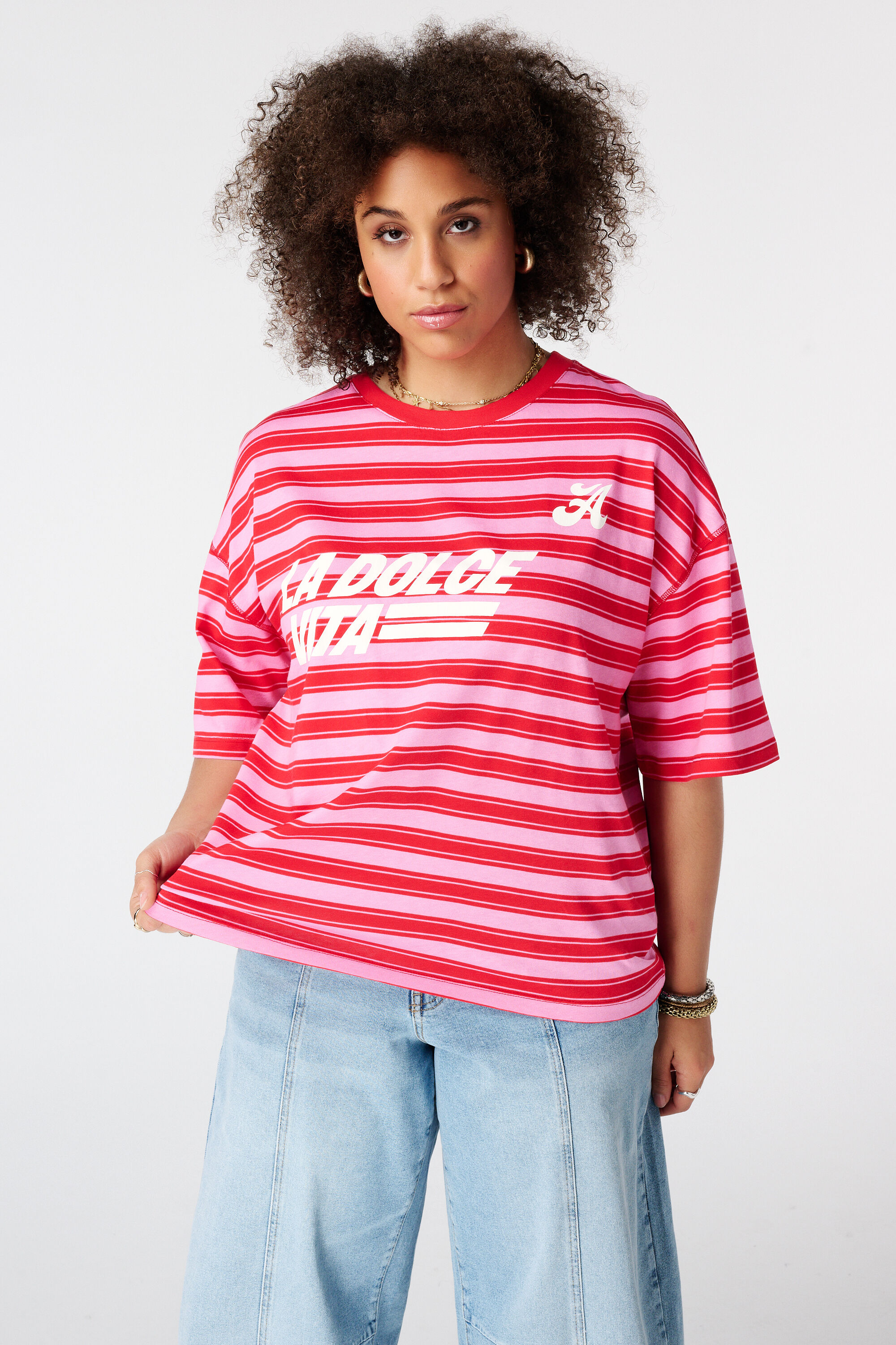 Oversized t-shirt met artwork