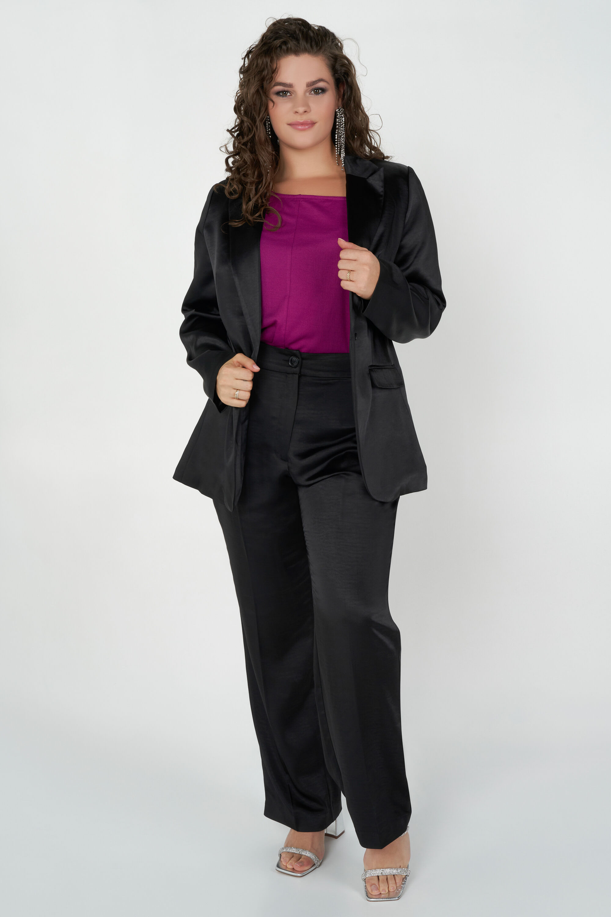 Satijnen blazer image number 5