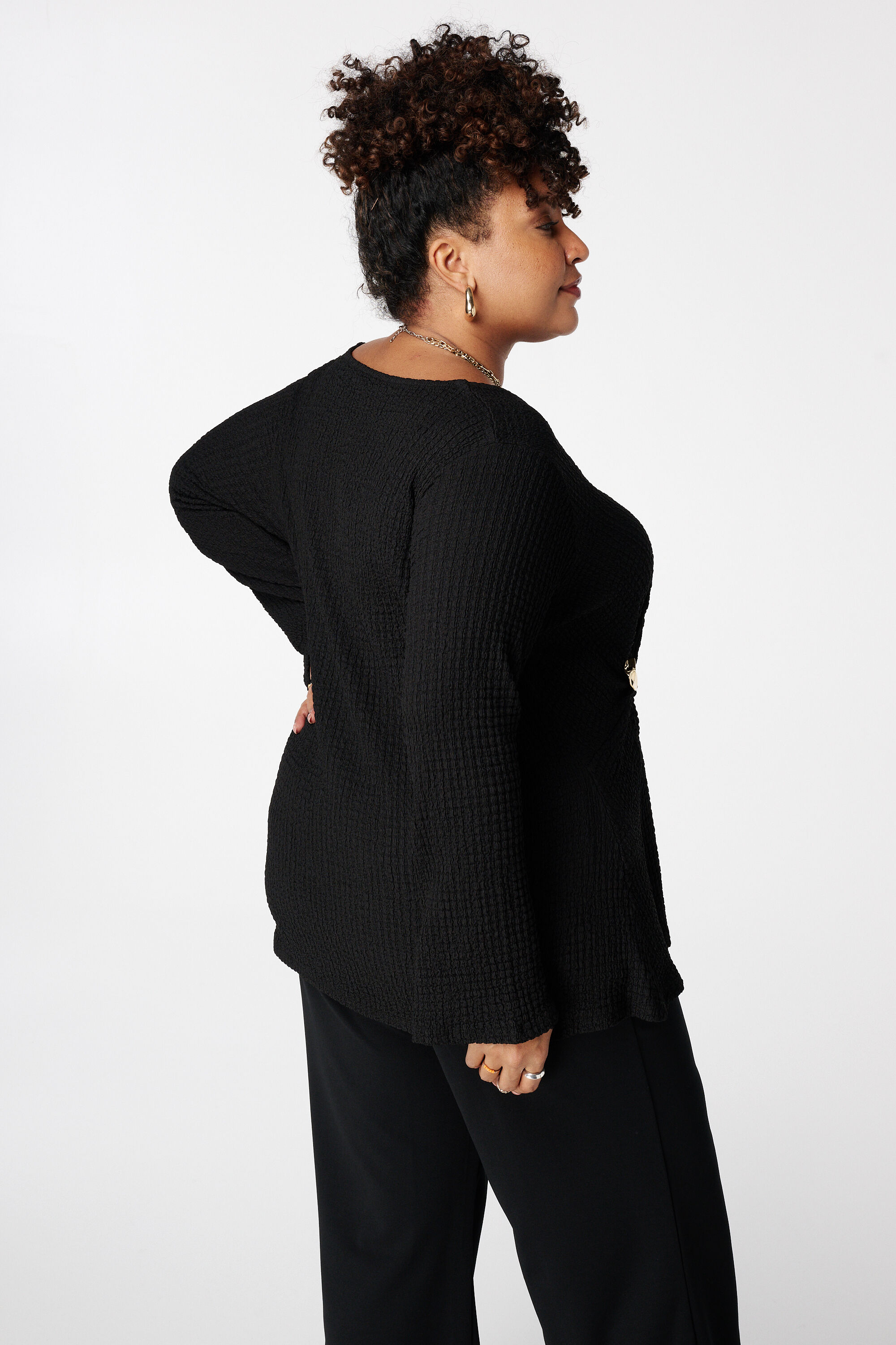 Top met knoopdetail image number 3