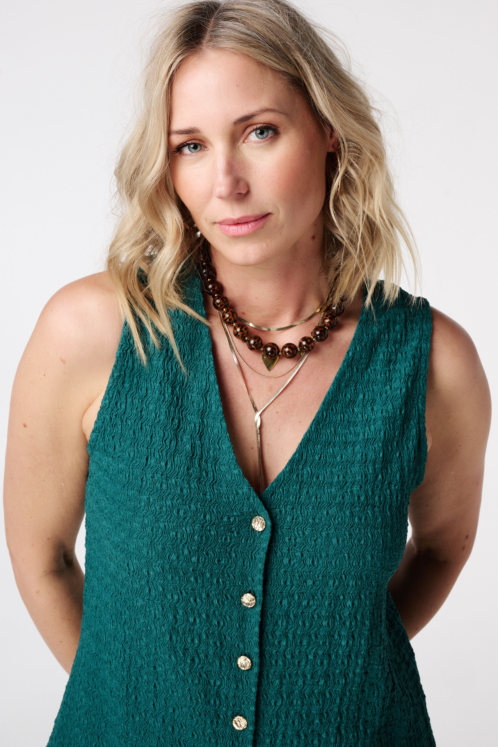 Top met knoopsluiting image number 4