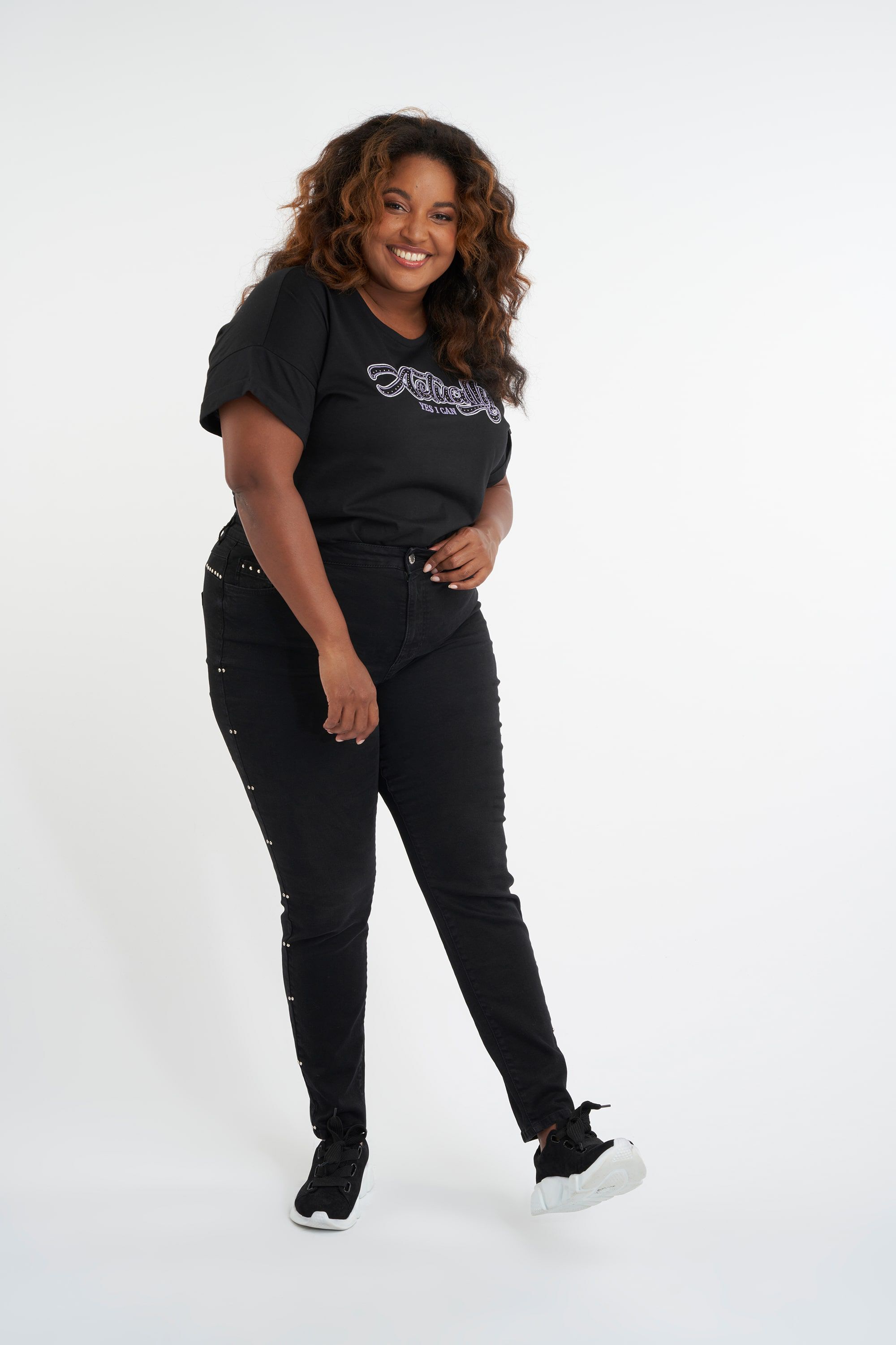 Jeans met studs  image number 0