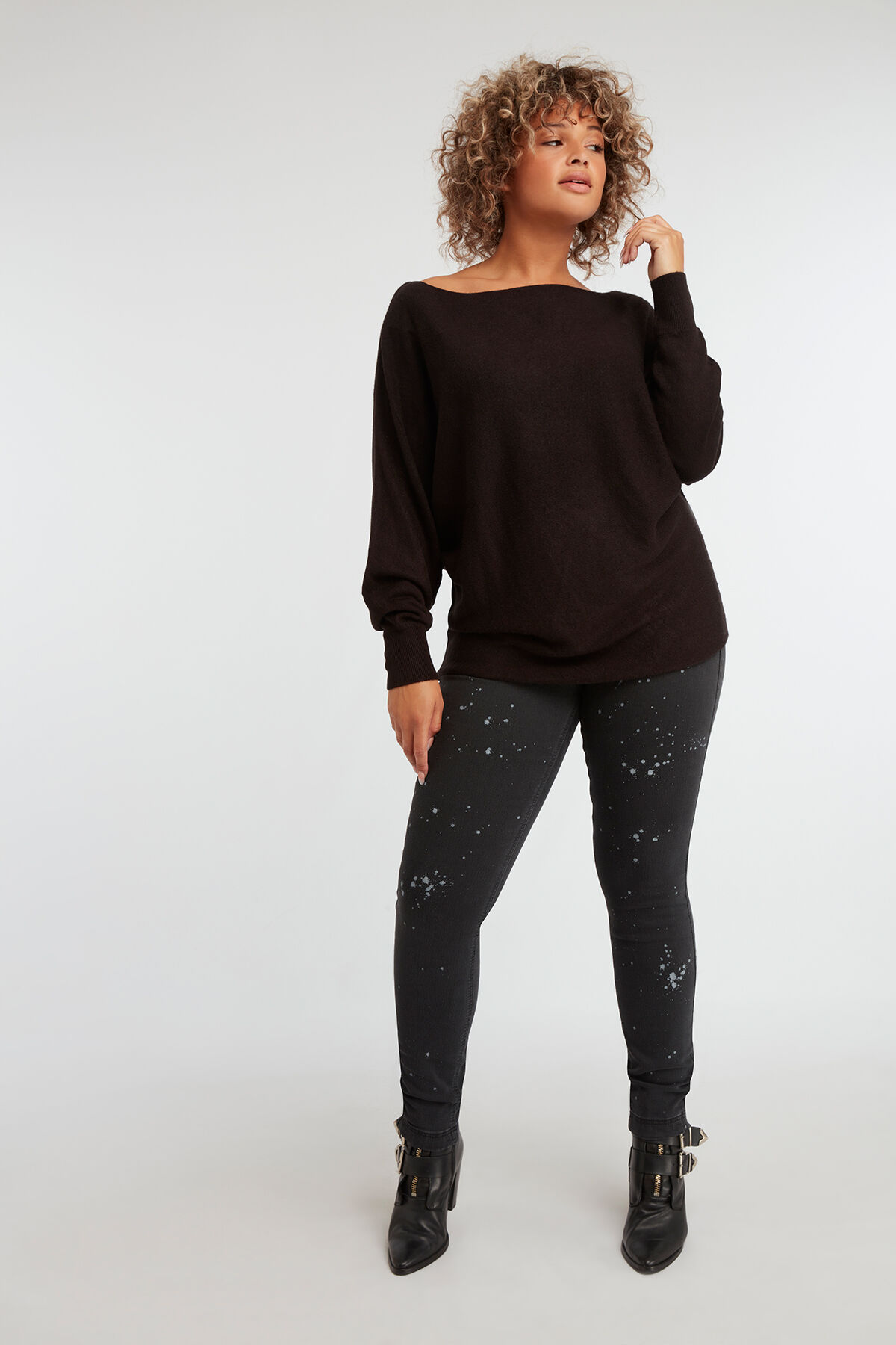 Trui met vleermuismouw image number 3