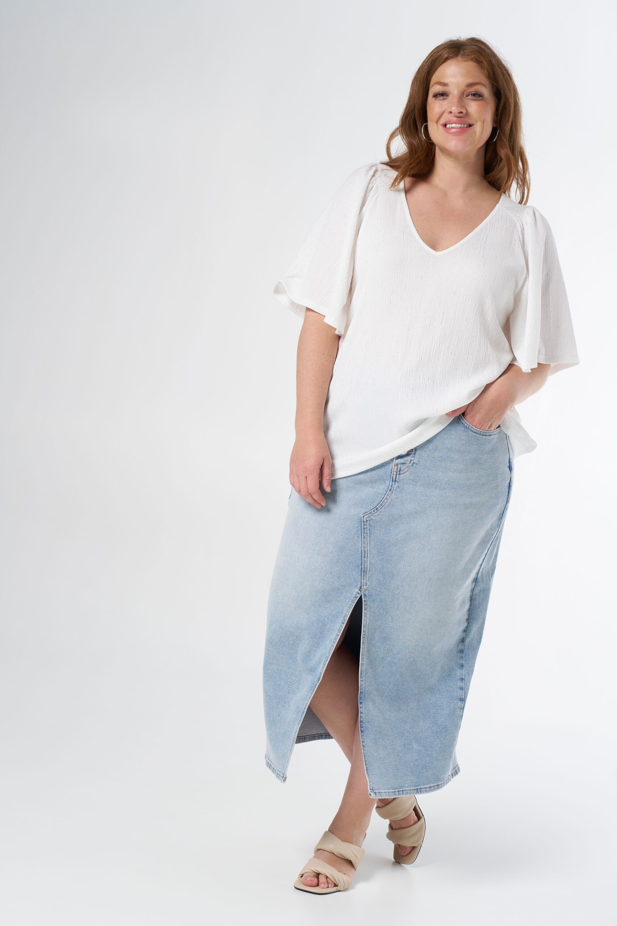 Top met v-hals image number 5