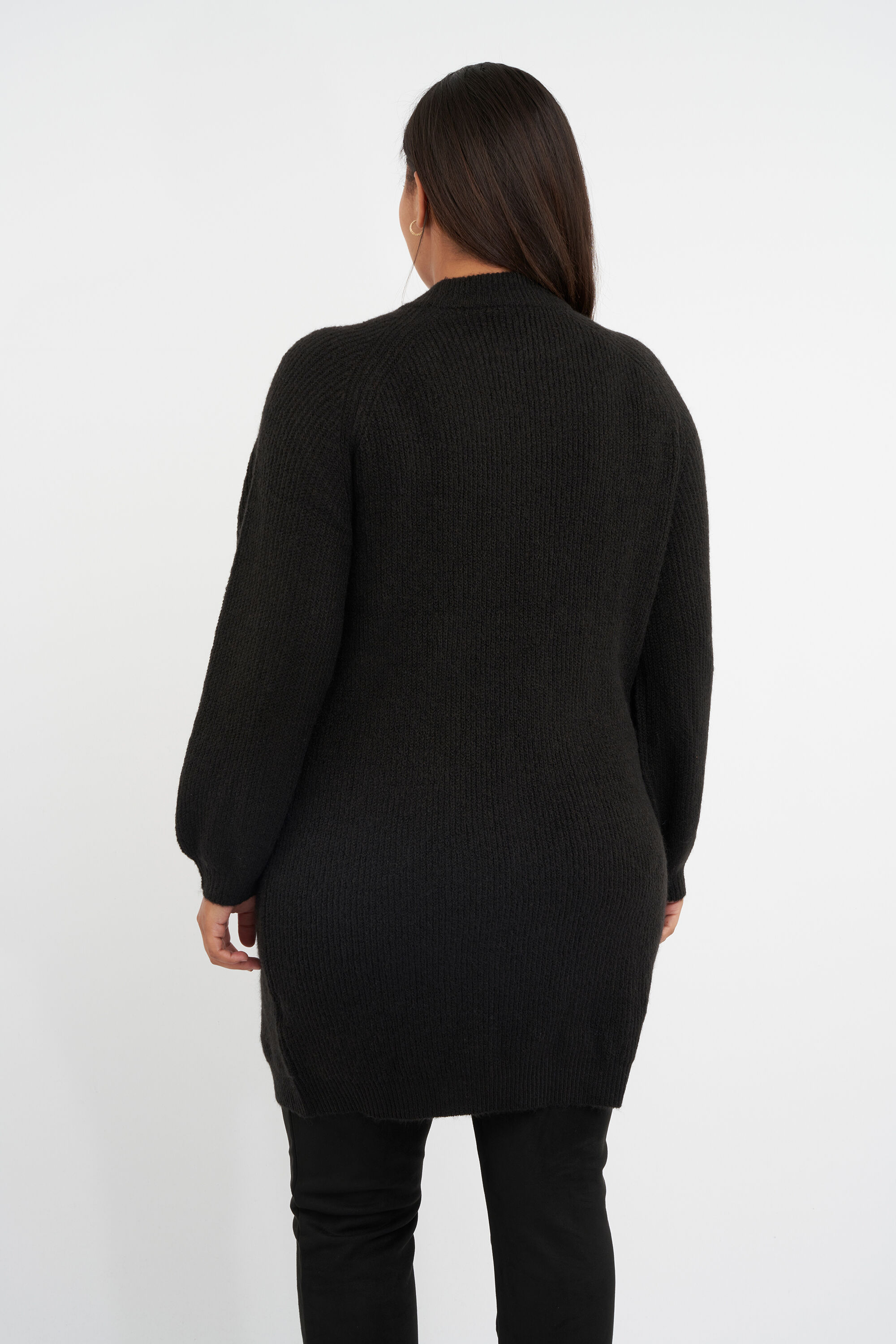 Gebreide lange trui image number 3