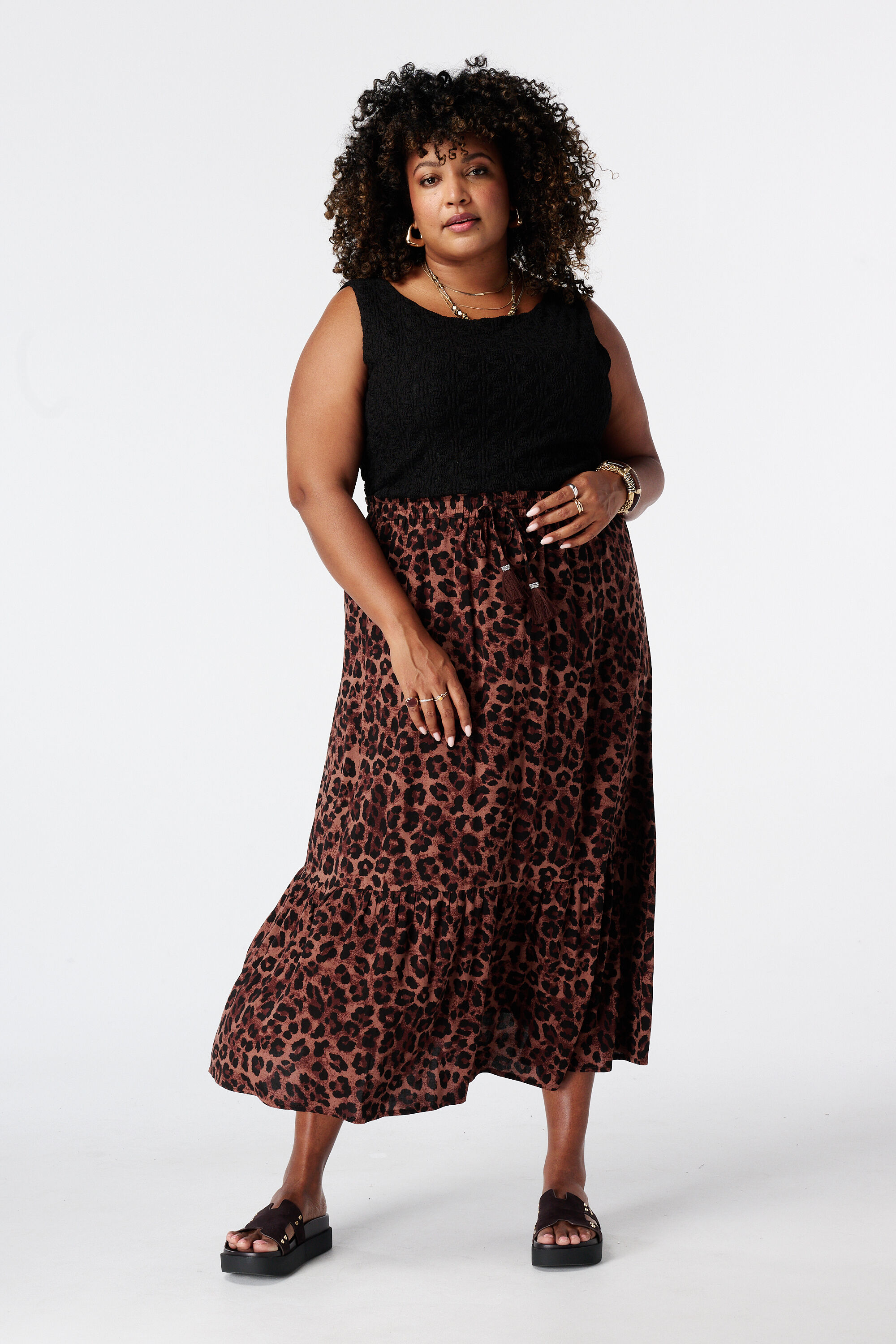 Maxi rok met print image number 6