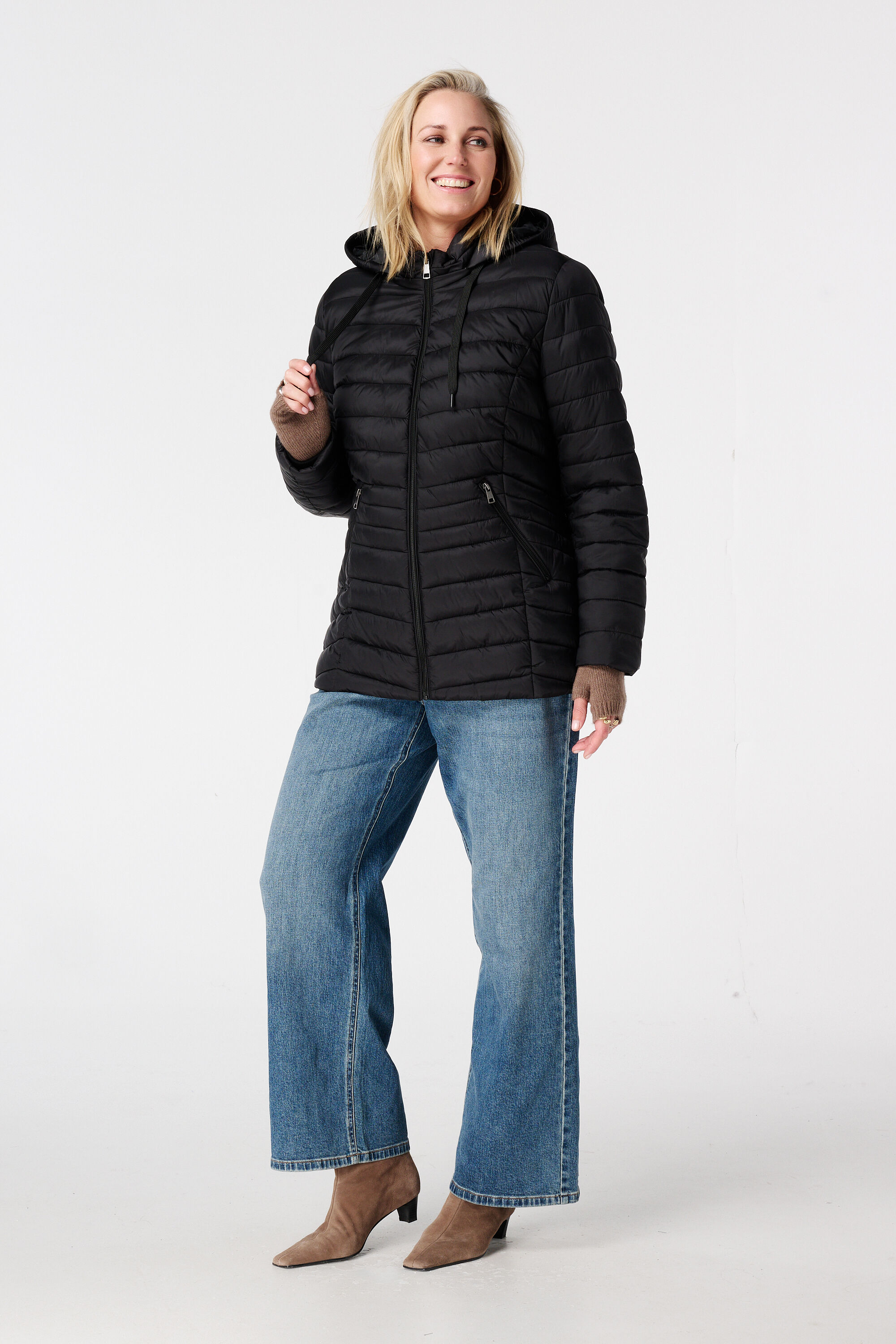 Licht gewatteerde jas image number 5