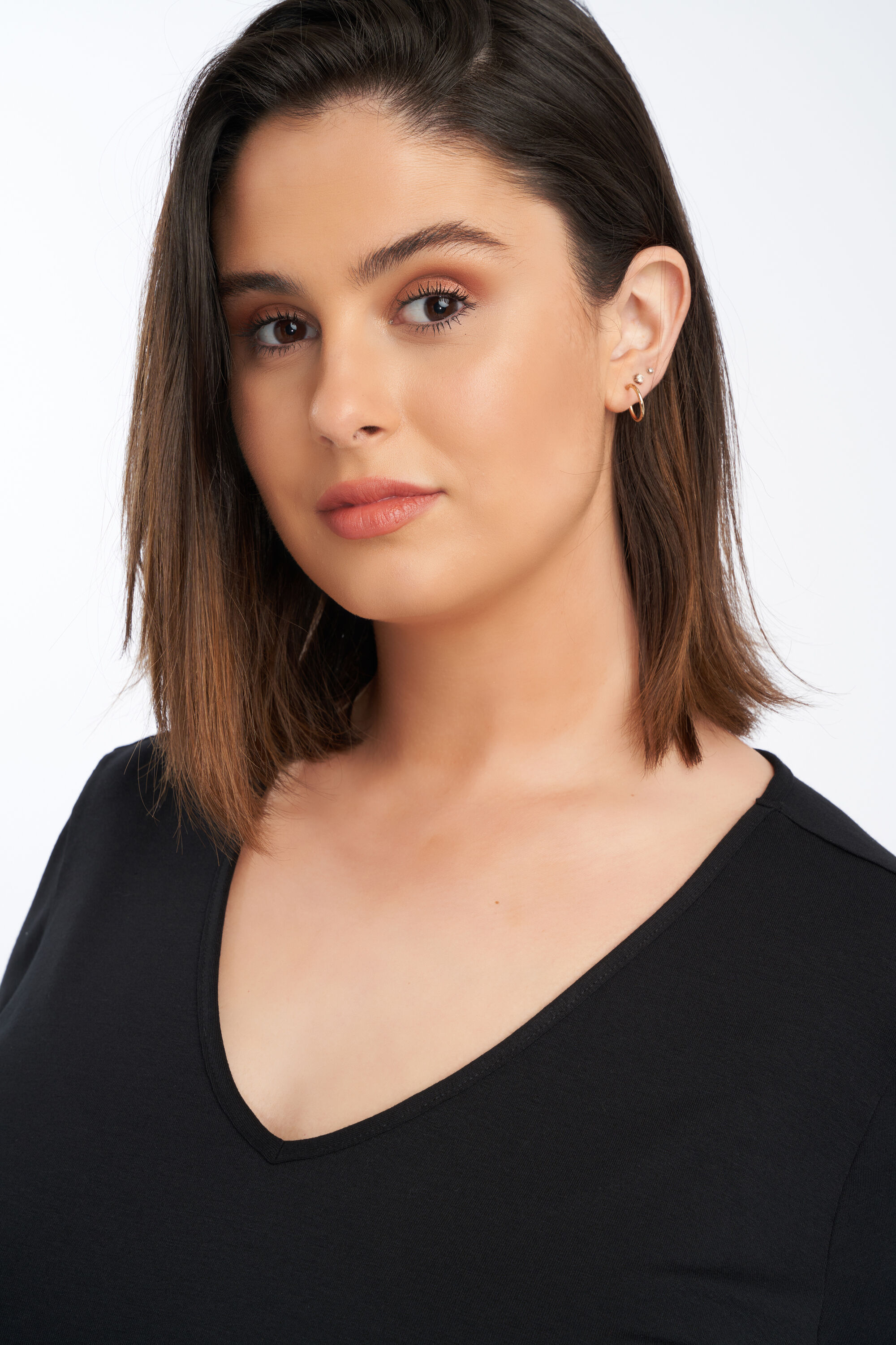 2-pack T-shirts met V-hals image number 5