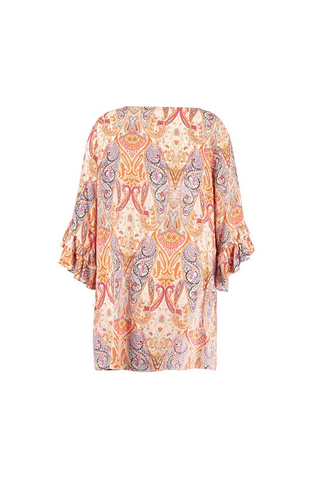 Lange blouse met paisley print image number 2