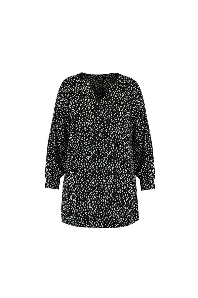 Tuniekblouse met stippenprint image number 1