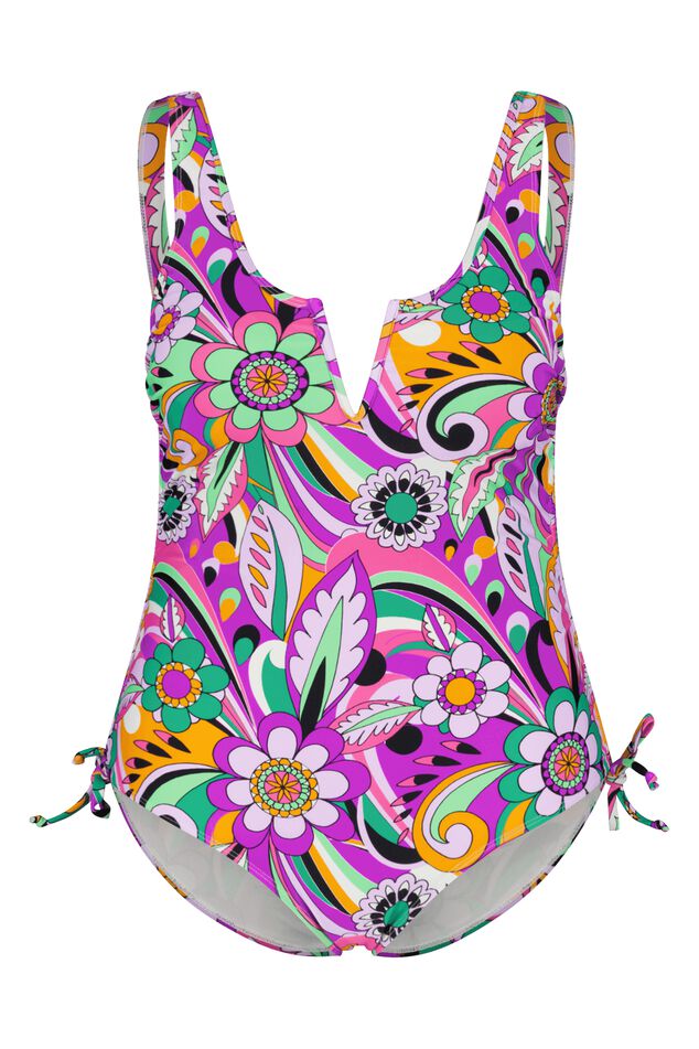 FemiChic Badpak voor dames, buikweg, badpak, grote maat, V-hals, badjurk, push-up, hoge taille, figuurvormend, badmode voor sport, oranje, XL FemiChic Badpak voor dames, buikweg, badpak, grote maat, V-hals, badjurk, push-up, hoge taille, figuurvormend, badmode voor sport, oranje, XL
