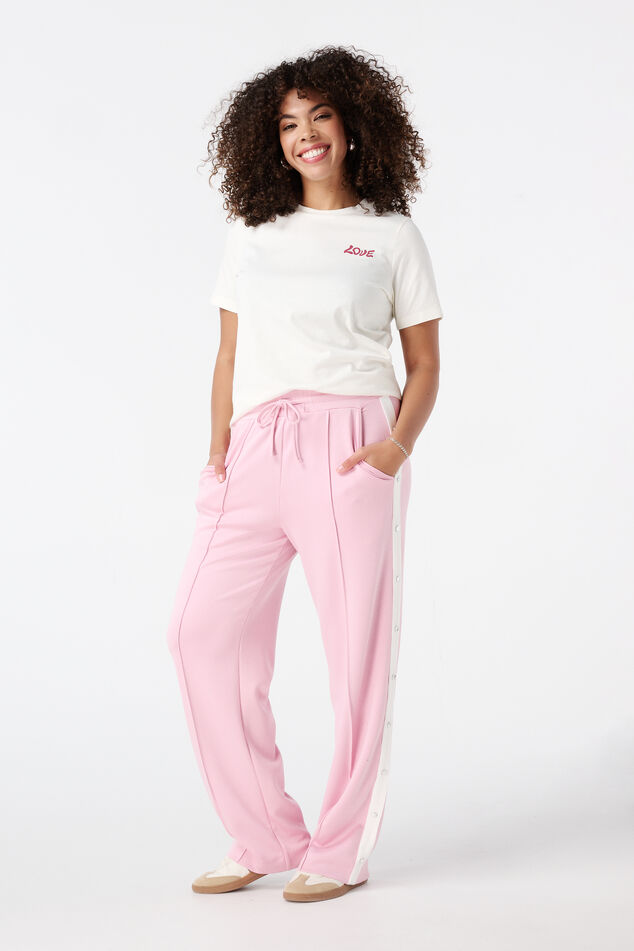 Broek met contrast streep image number 0
