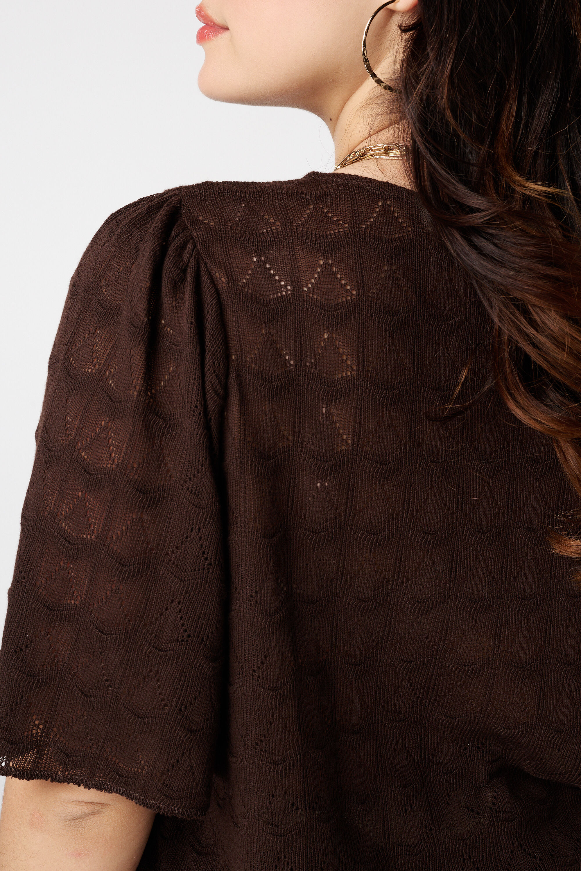 Top met opengwerkt dessin image number 6