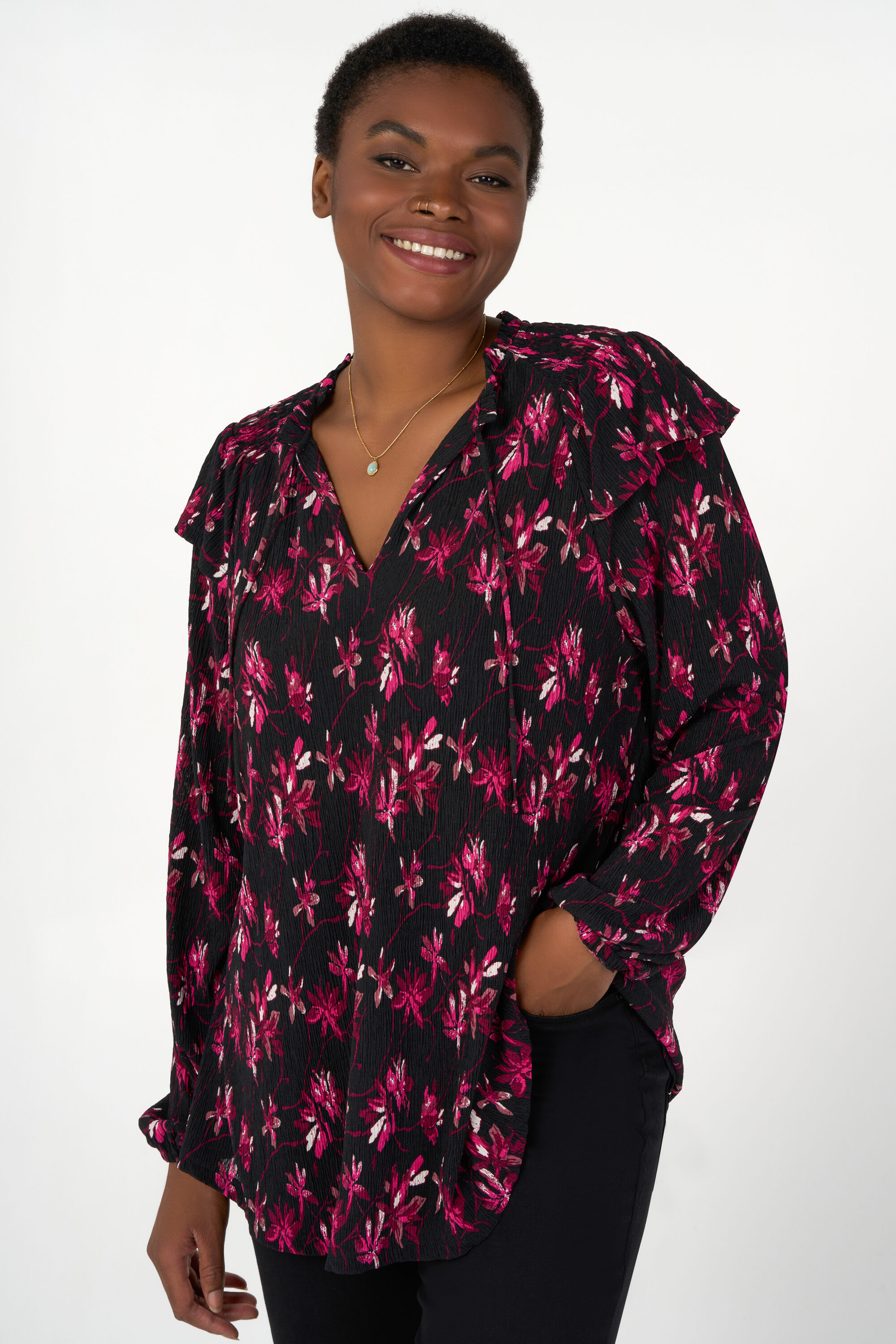 Top met cheap ruffles