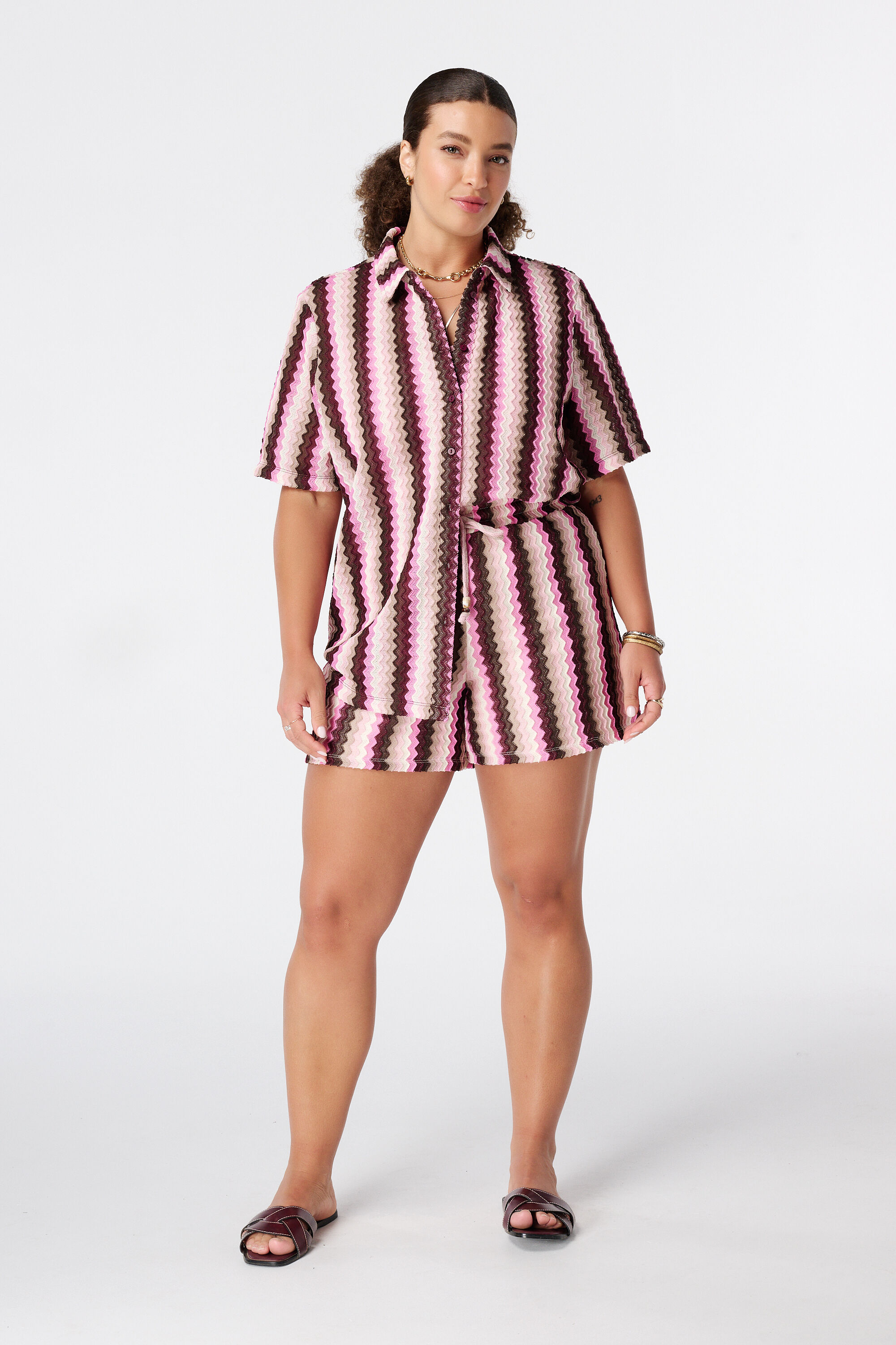 Crochet polo top image number 5