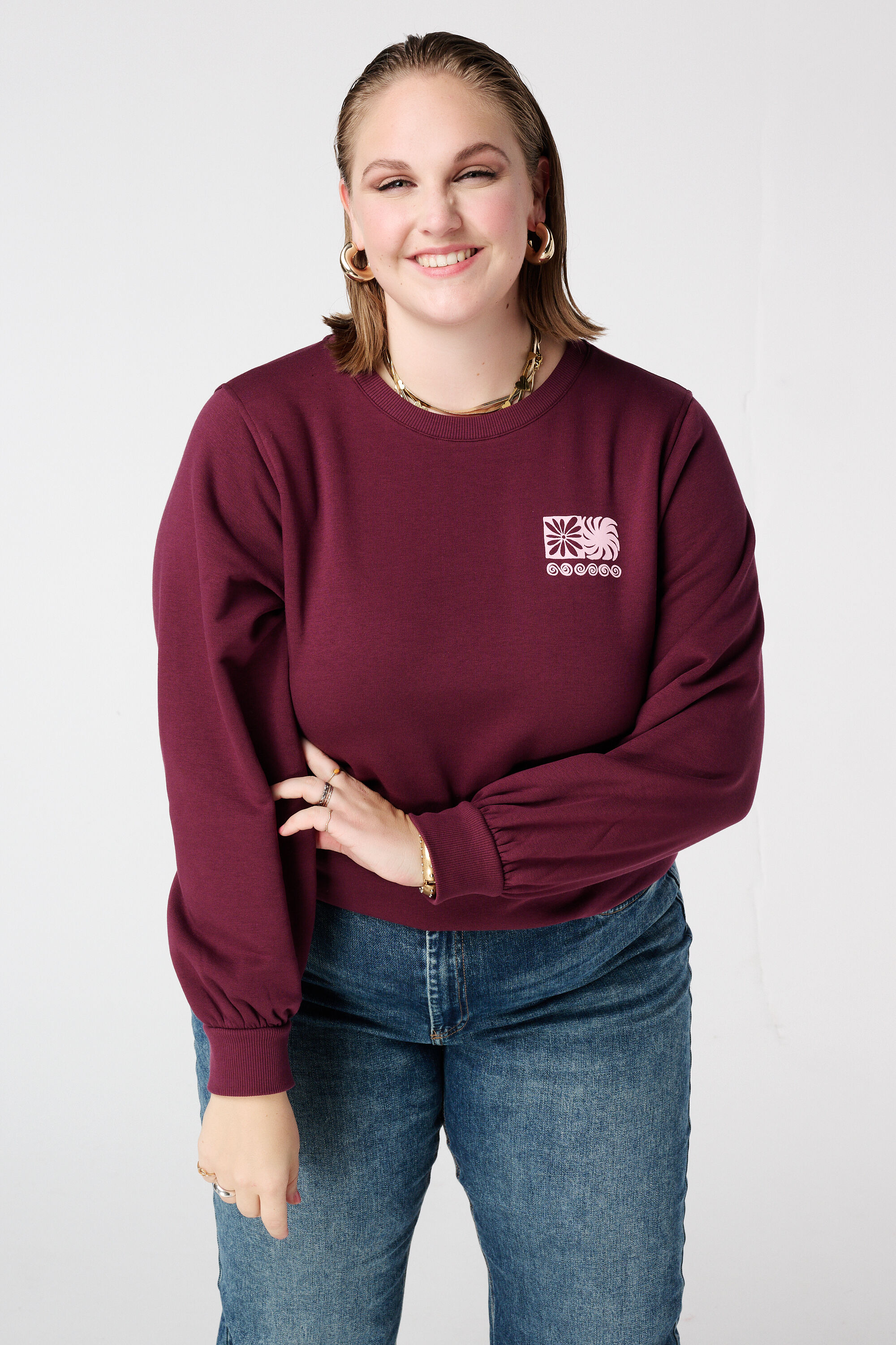 Sweater met backprint image number 3