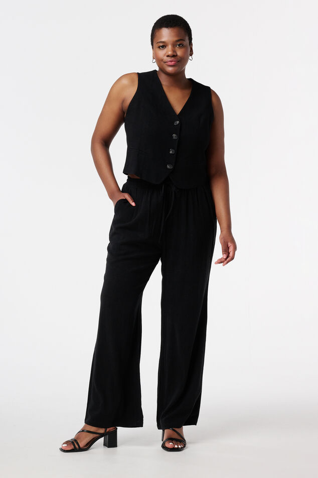 Kostuumgilet met linnen image number 5