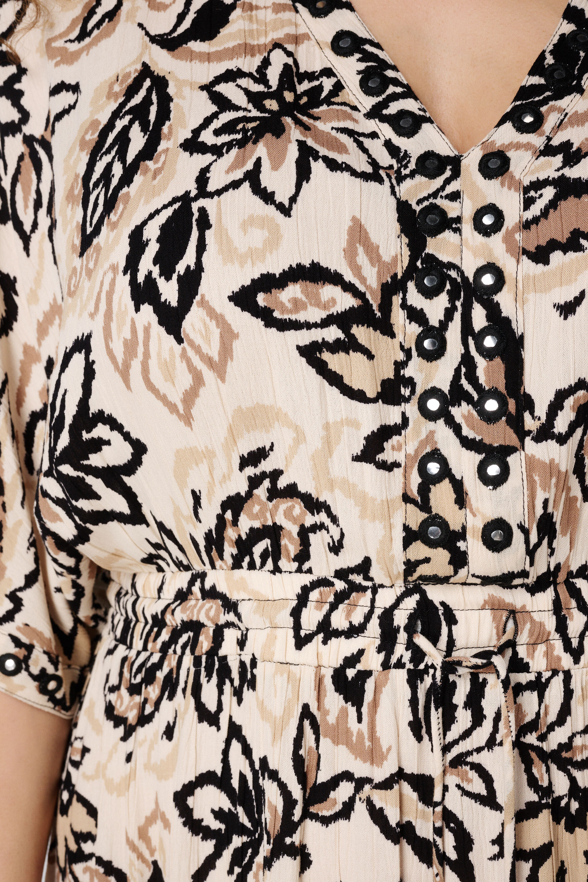 Maxi jurk met spiegel details image number 6