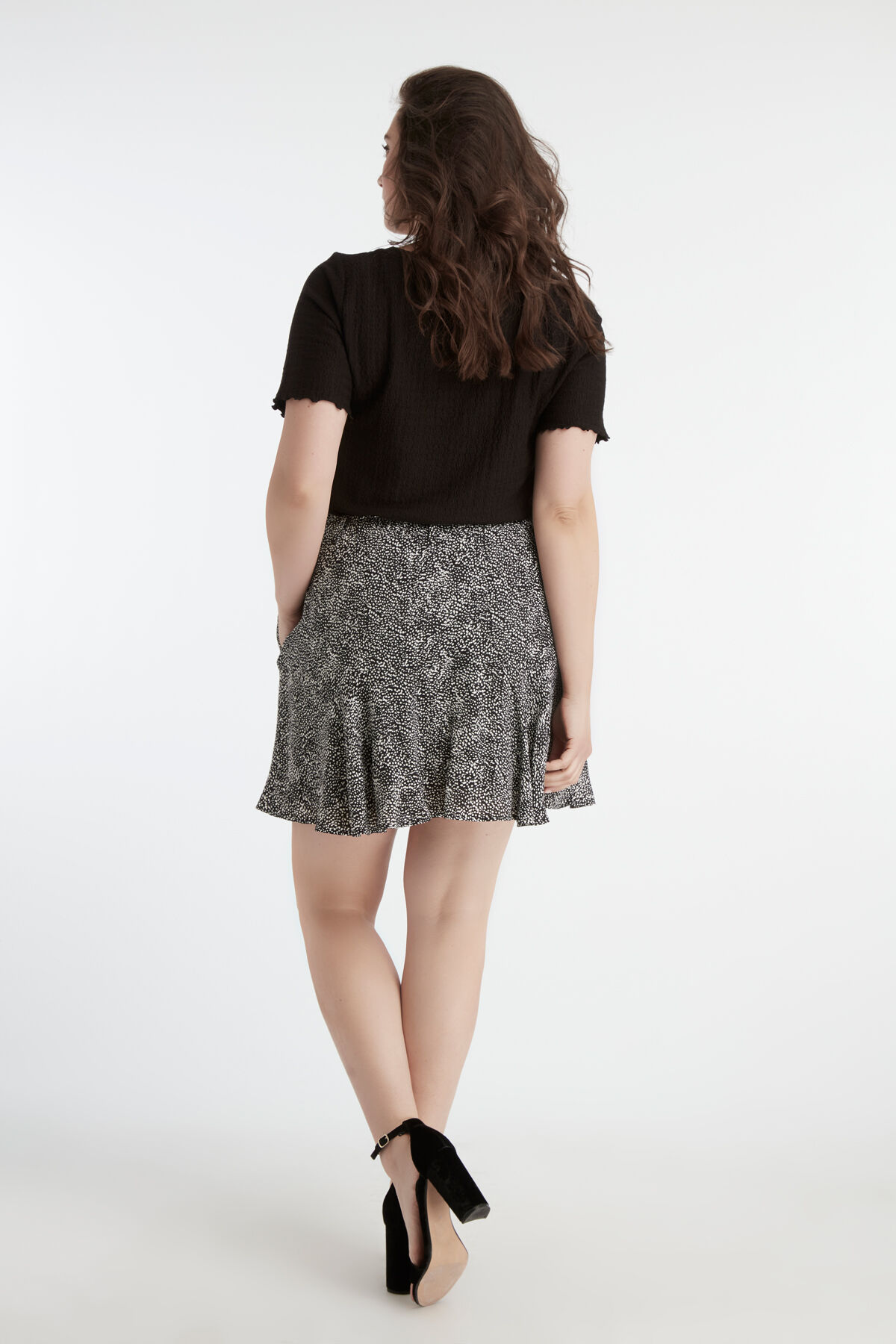 Skort met strik ceintuur image number 4