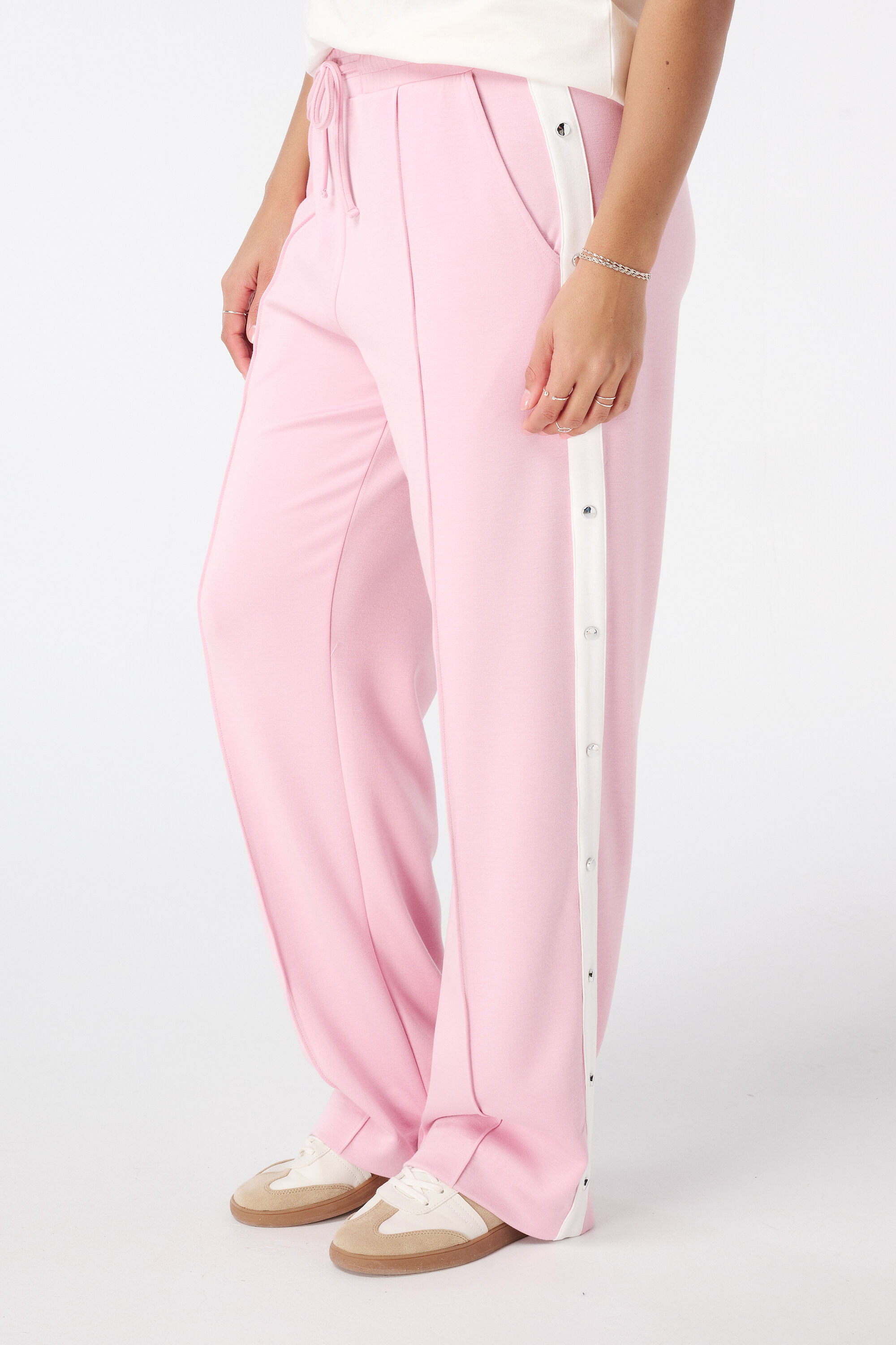 Broek met contrast streep image number 5