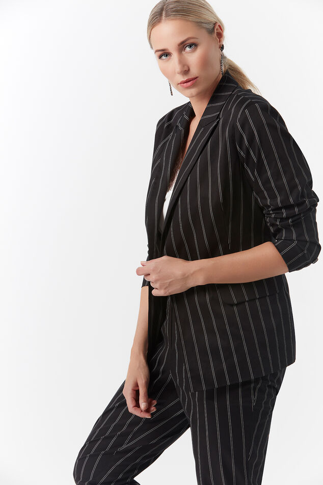 Blazer met krijtstreep image number 0