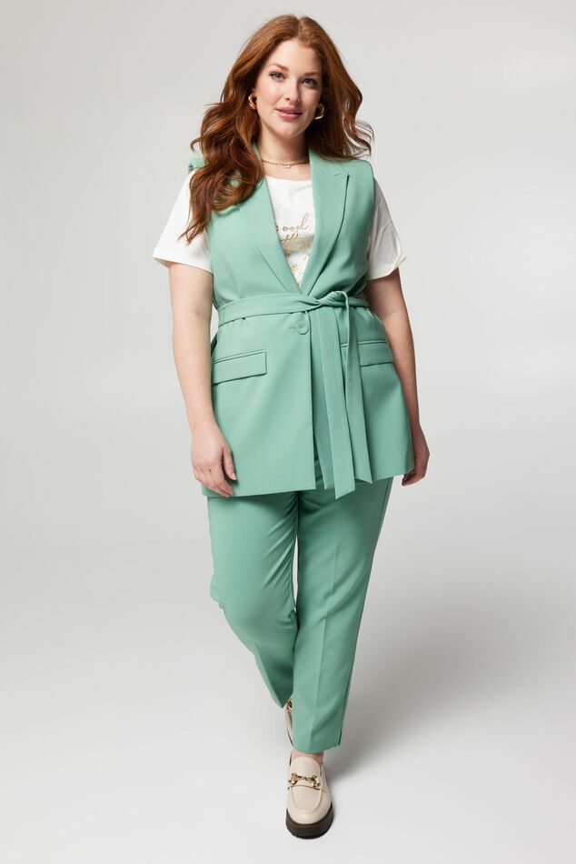 Gilet met bijpassende riem image number 0