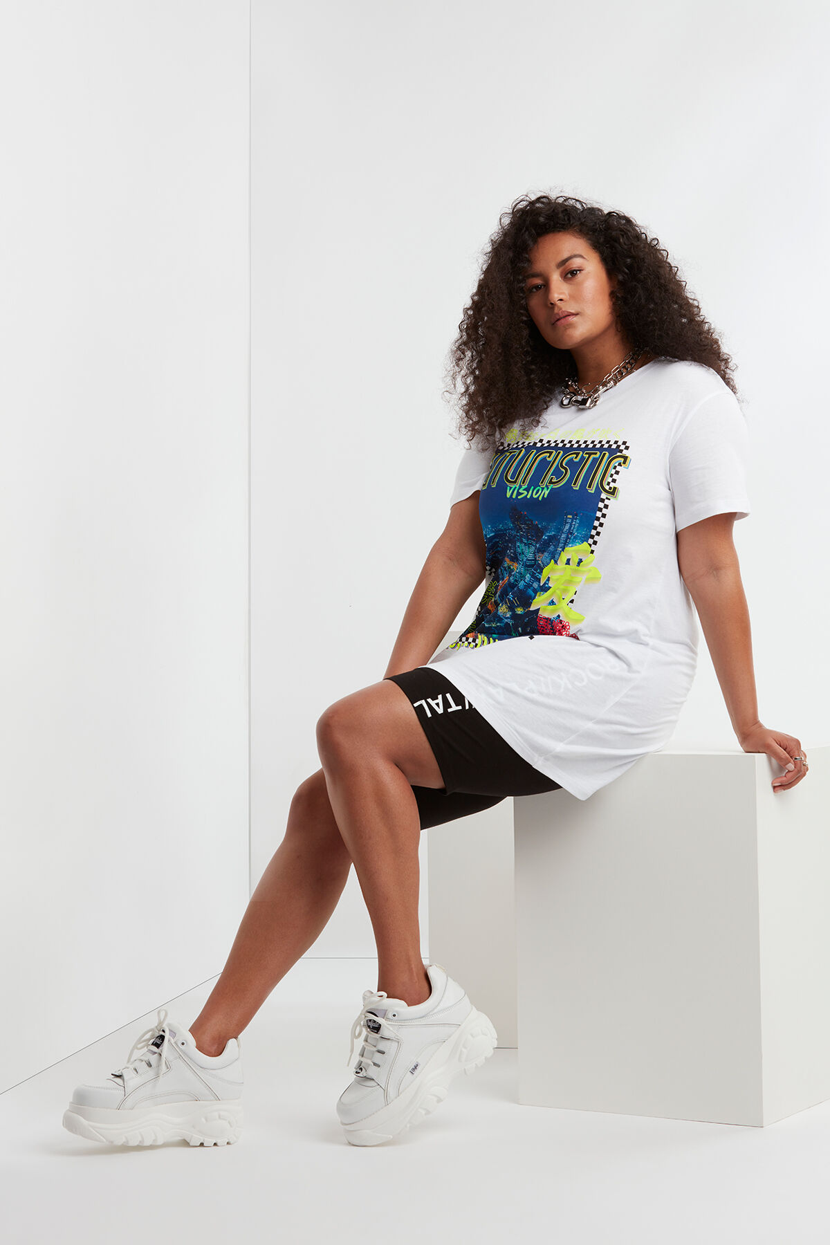 T-shirt jurk image number 7