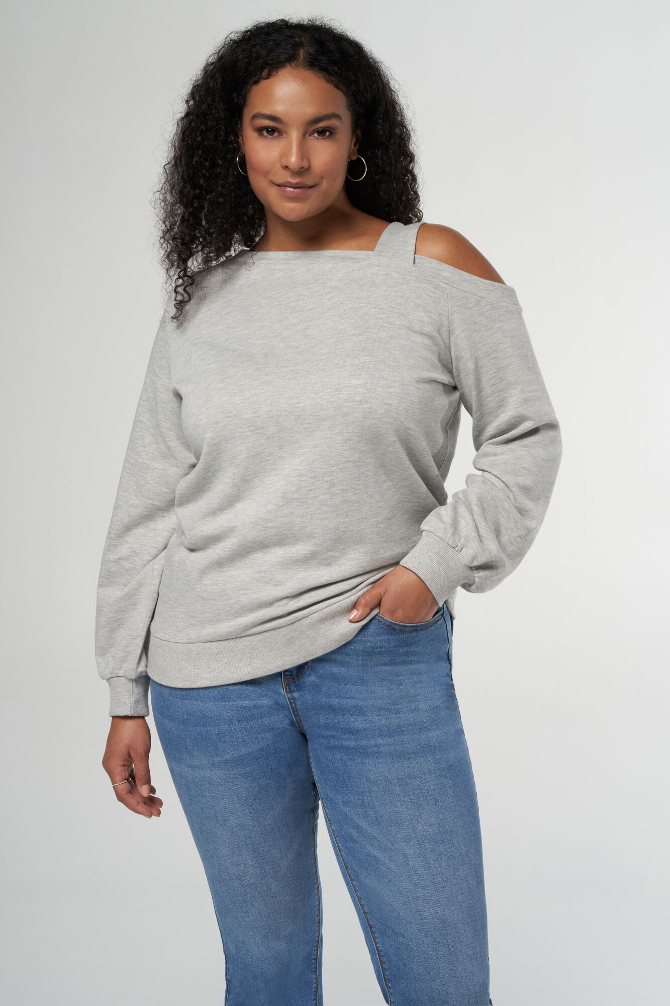 Trui met cold-shoulder image number 6