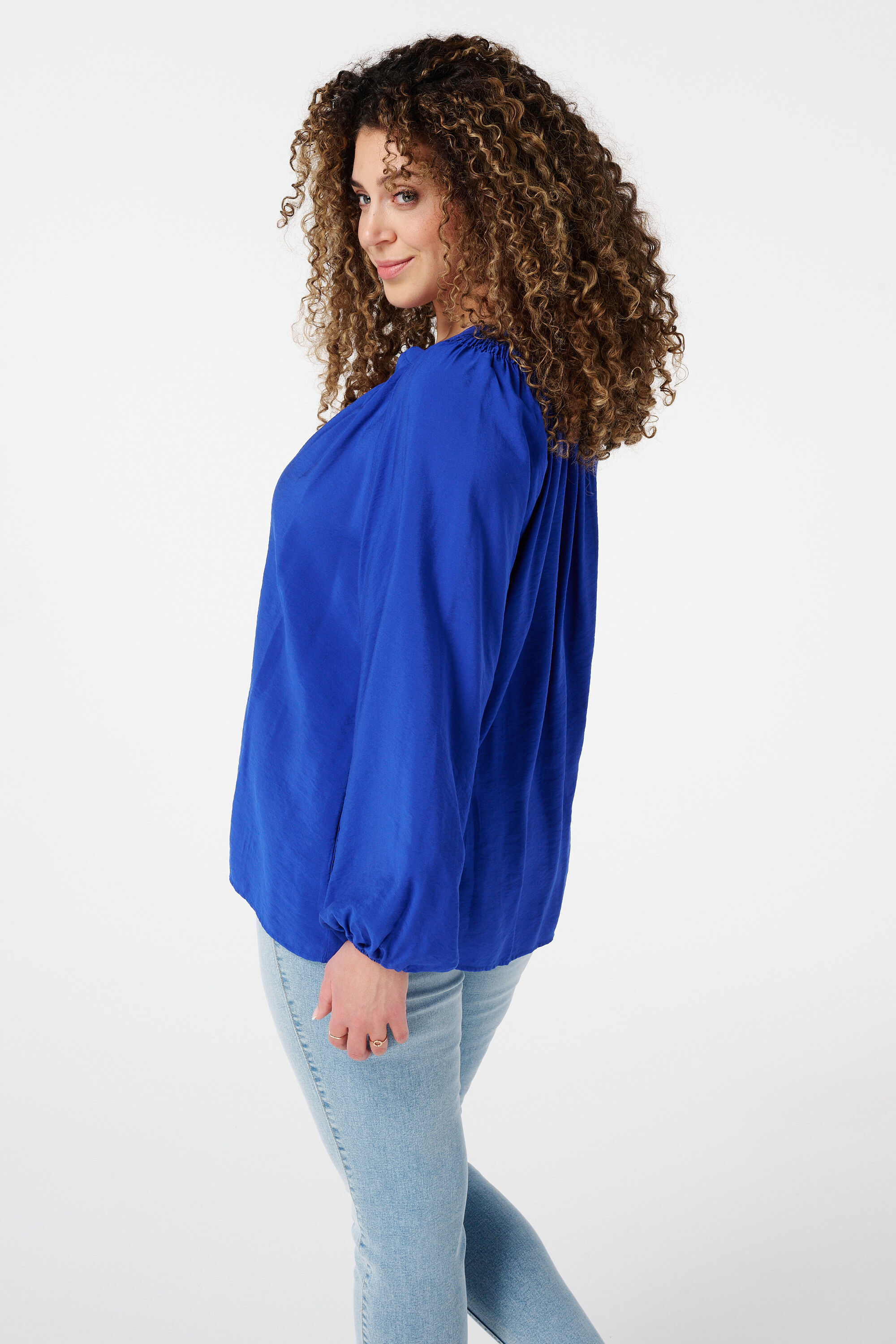 Blouse met smock image number 3