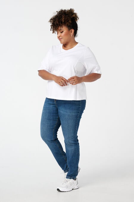 Skinny leg high waist jeans CHERRY Skinny leg high waist jeans CHERRY