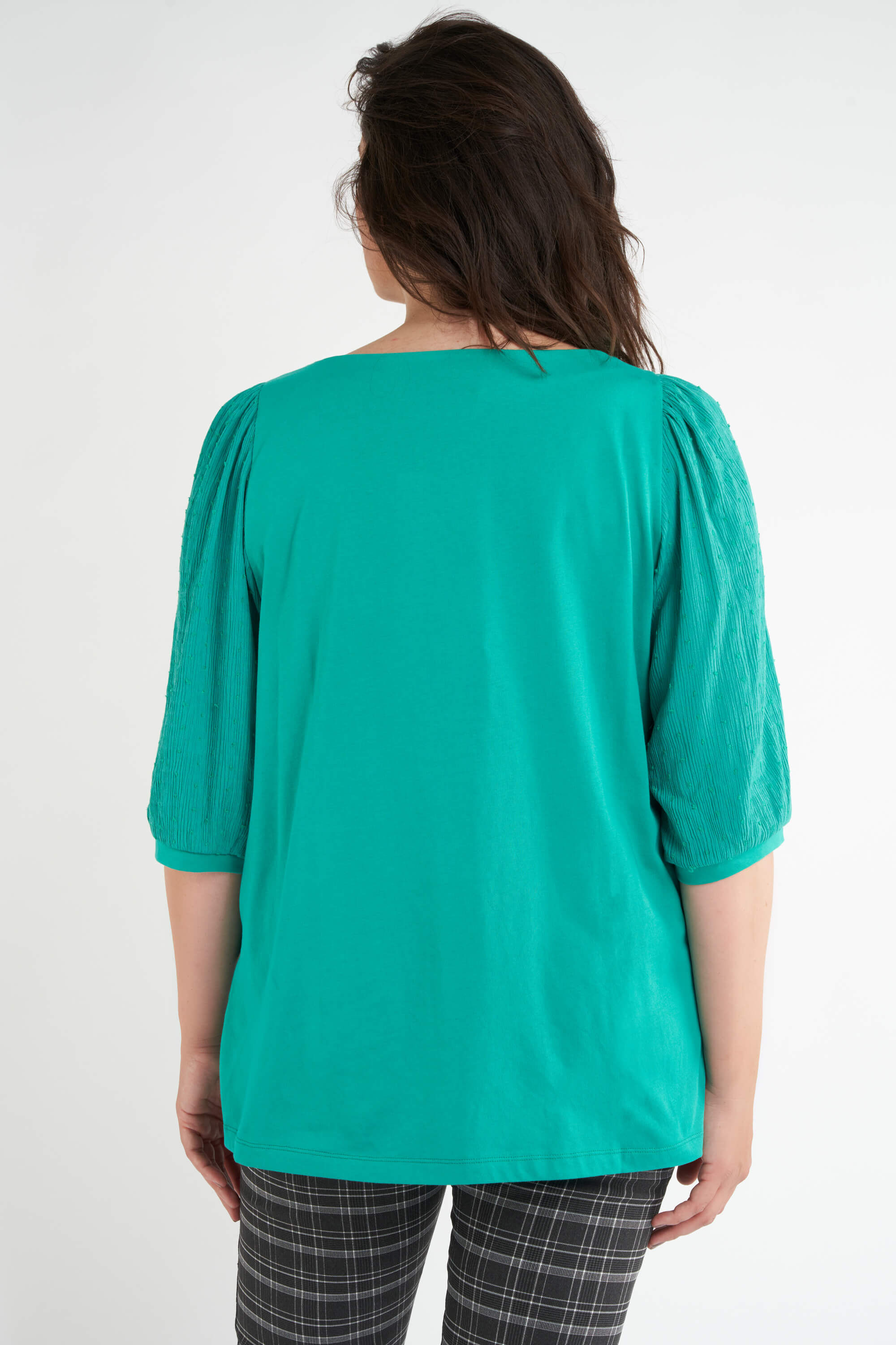 Top met pofmouwtjes image number 4