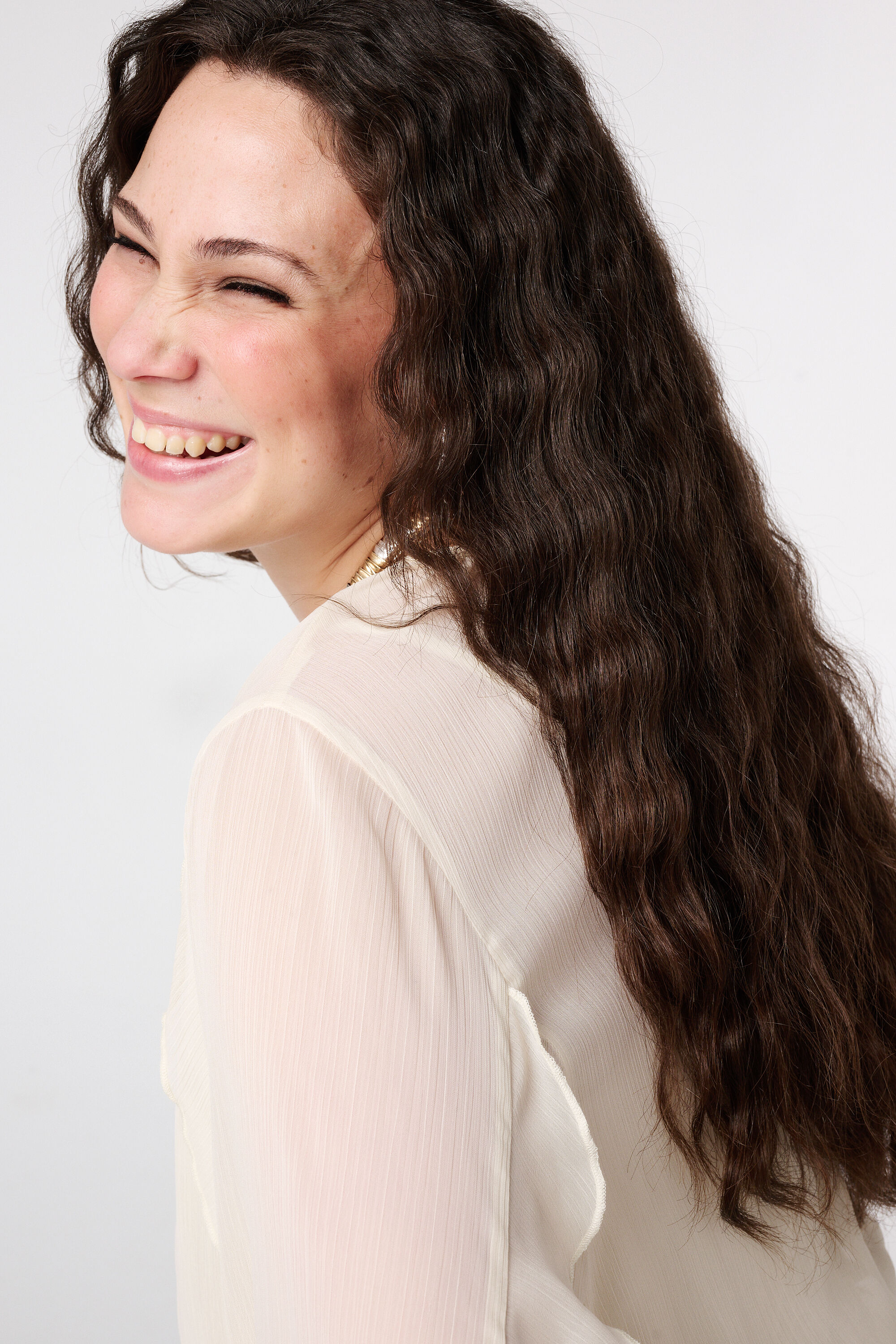 Blouse met volants image number 4