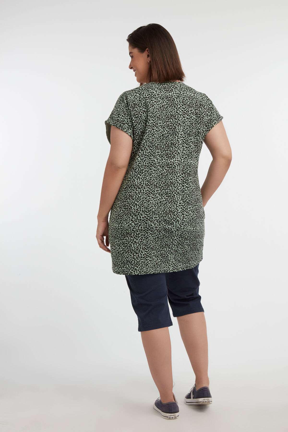 Lang T-shirt met print image number 4