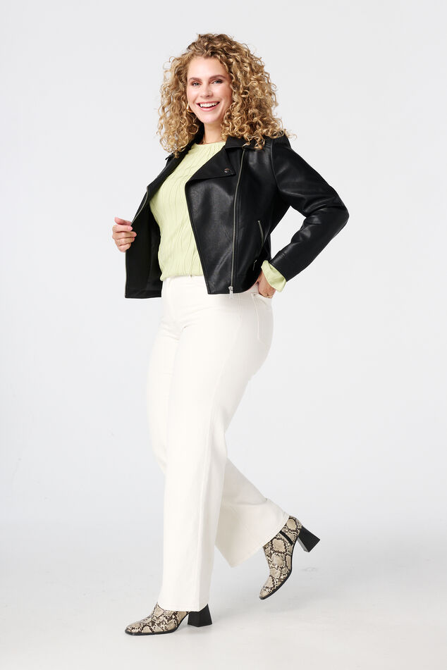 Aansluitende t-shirt met lange mouwen image number 5