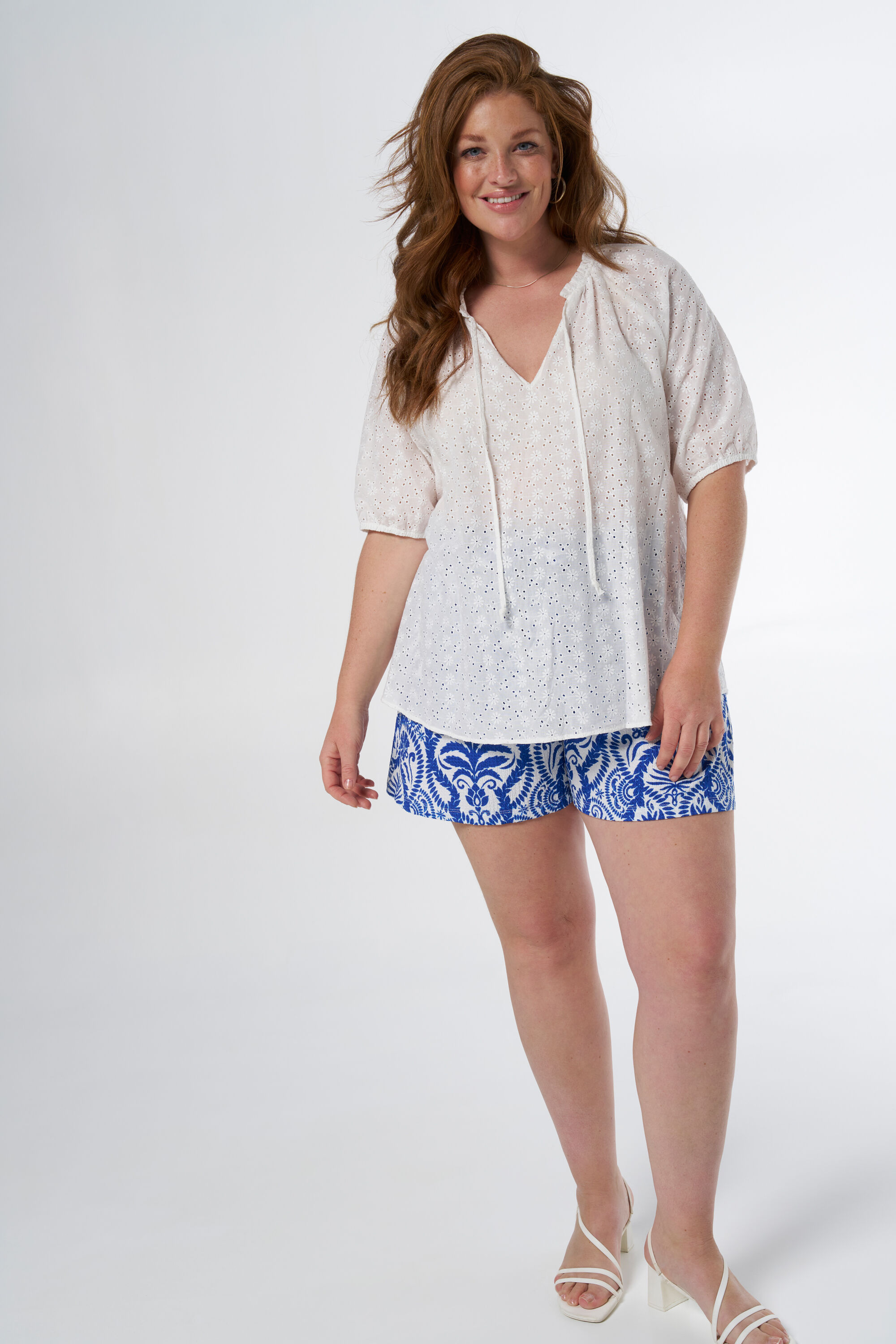 Blouse met strikdetail image number 5