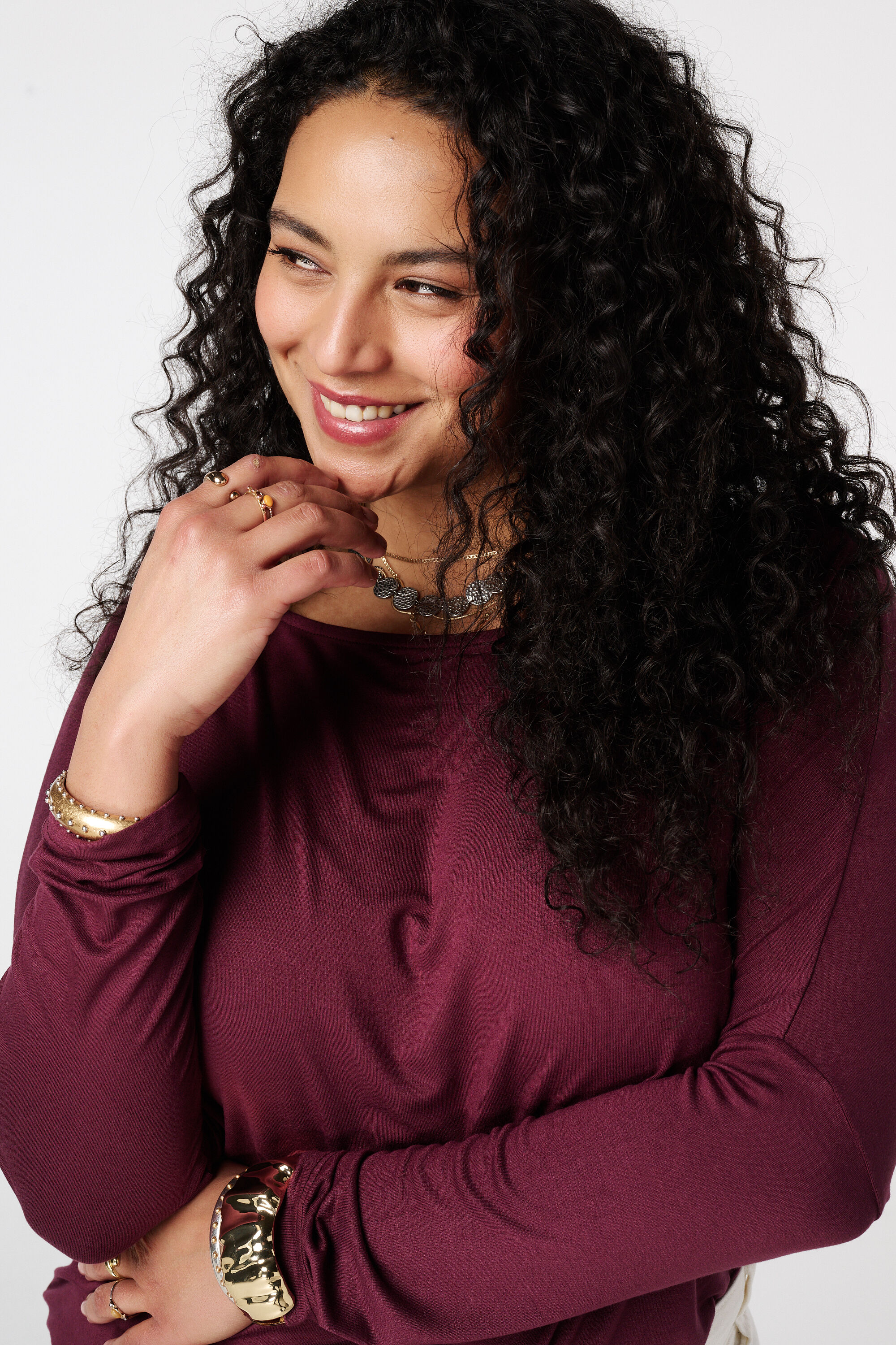 Top met boothals image number 4