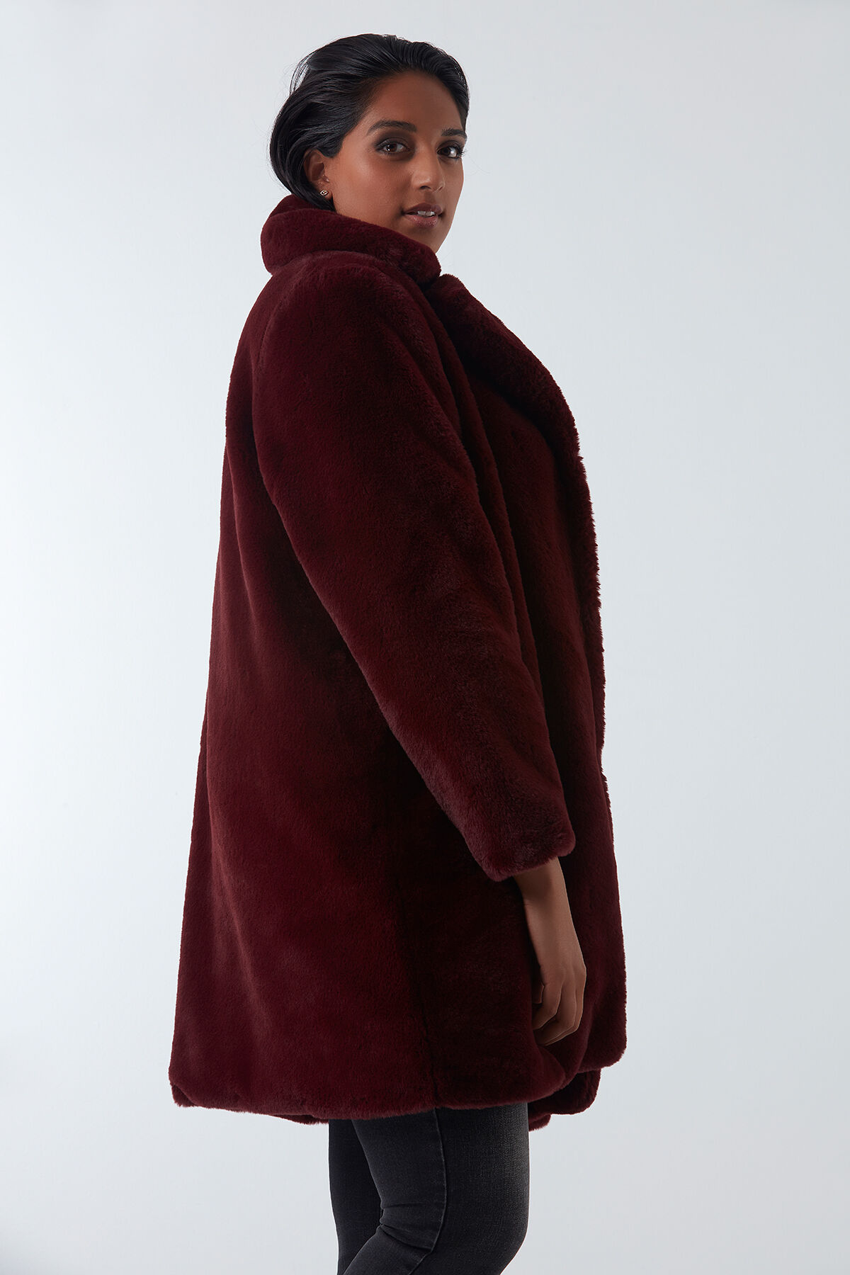 Jas van imitatiebont image number 4