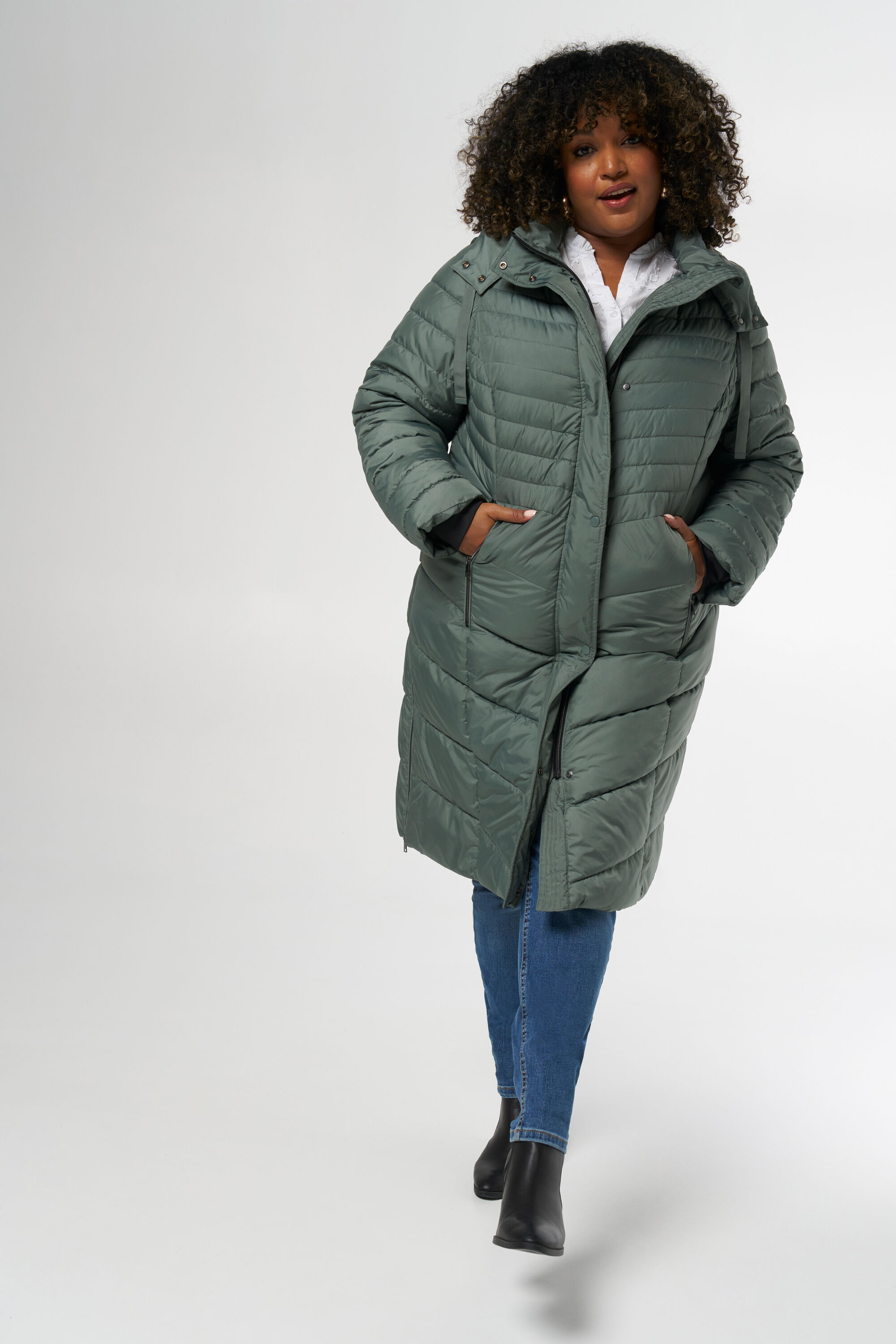 Licht gewatteerde jas image number 5