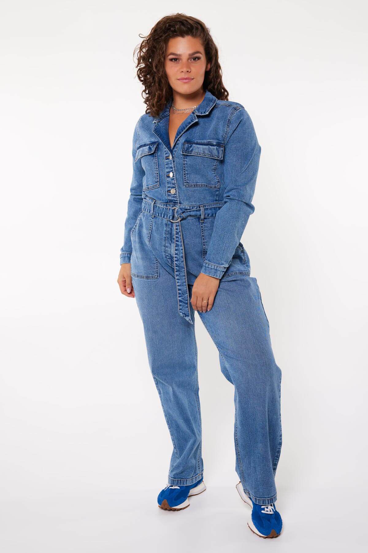Denim jumpsuit image number 6