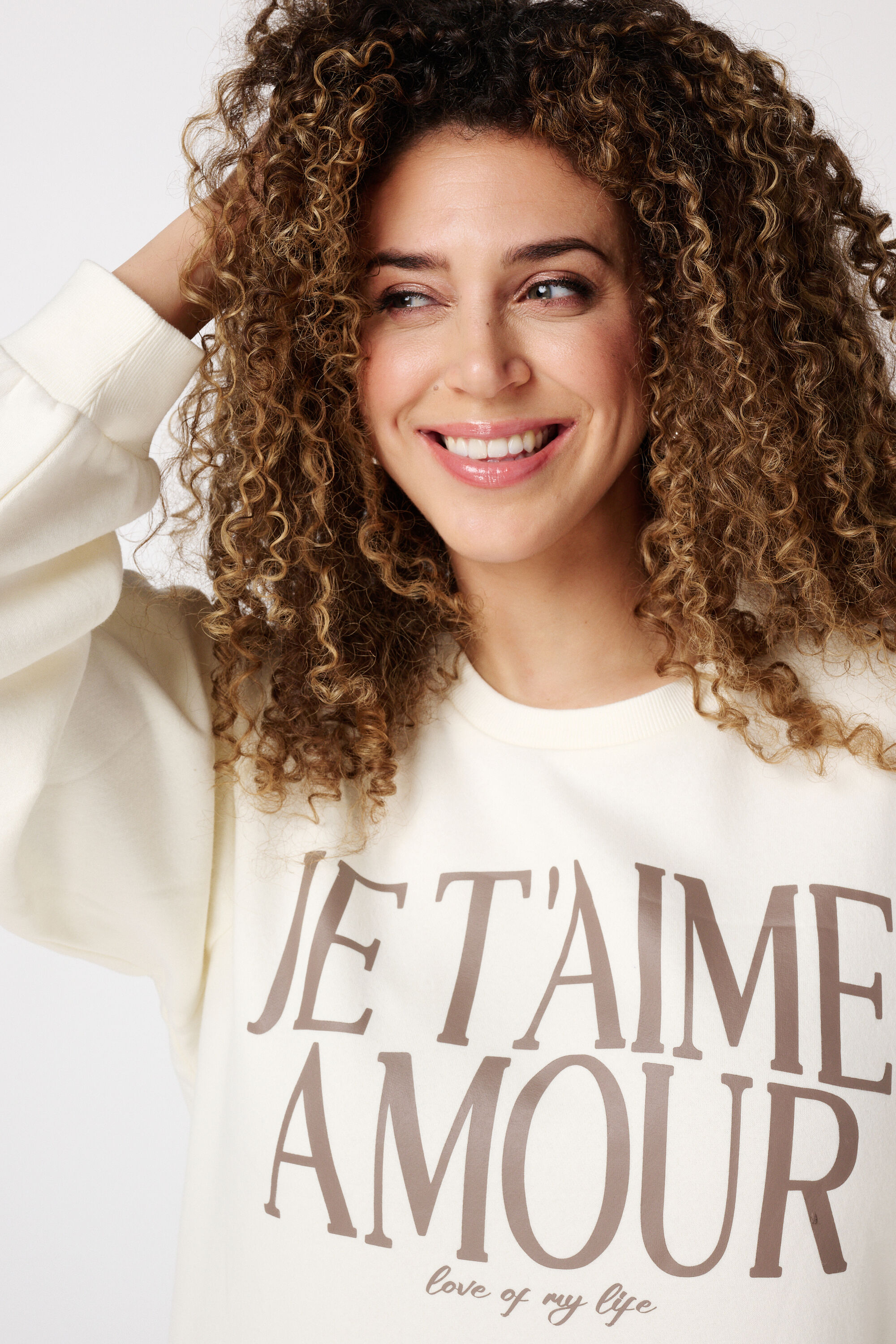 Sweater met tekst image number 4