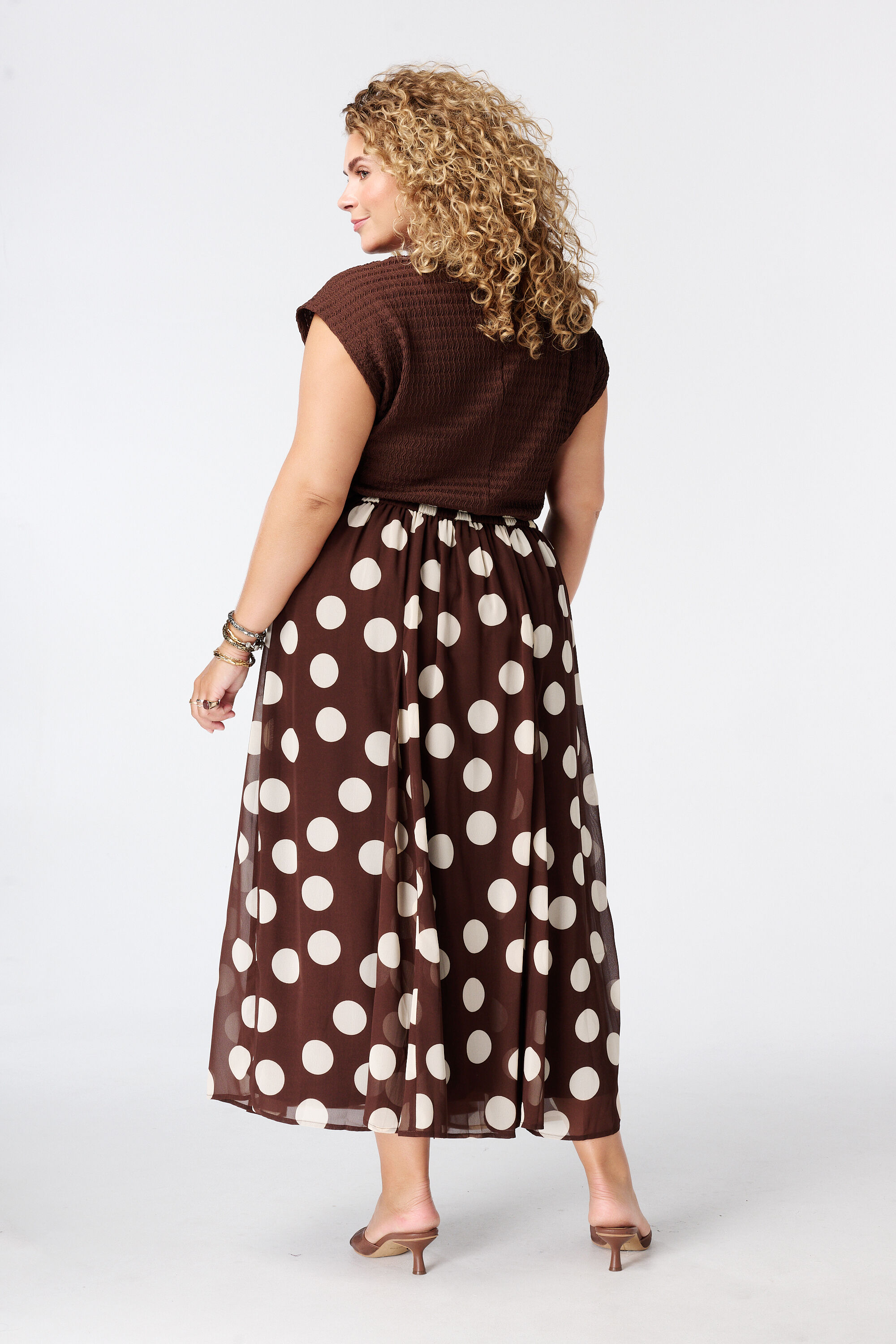 Midi rok met print image number 3