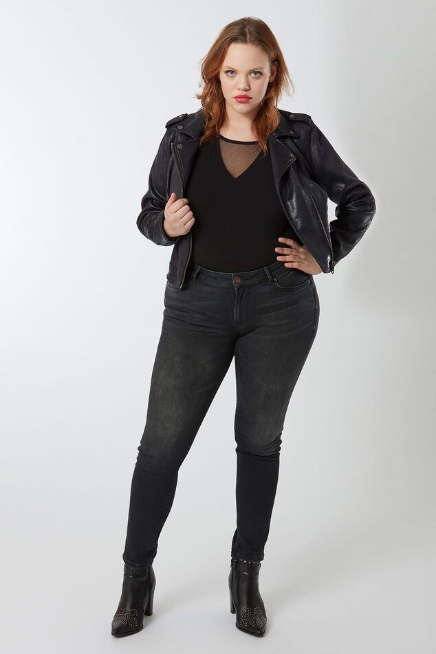 O fit skinny jeans black image number 0