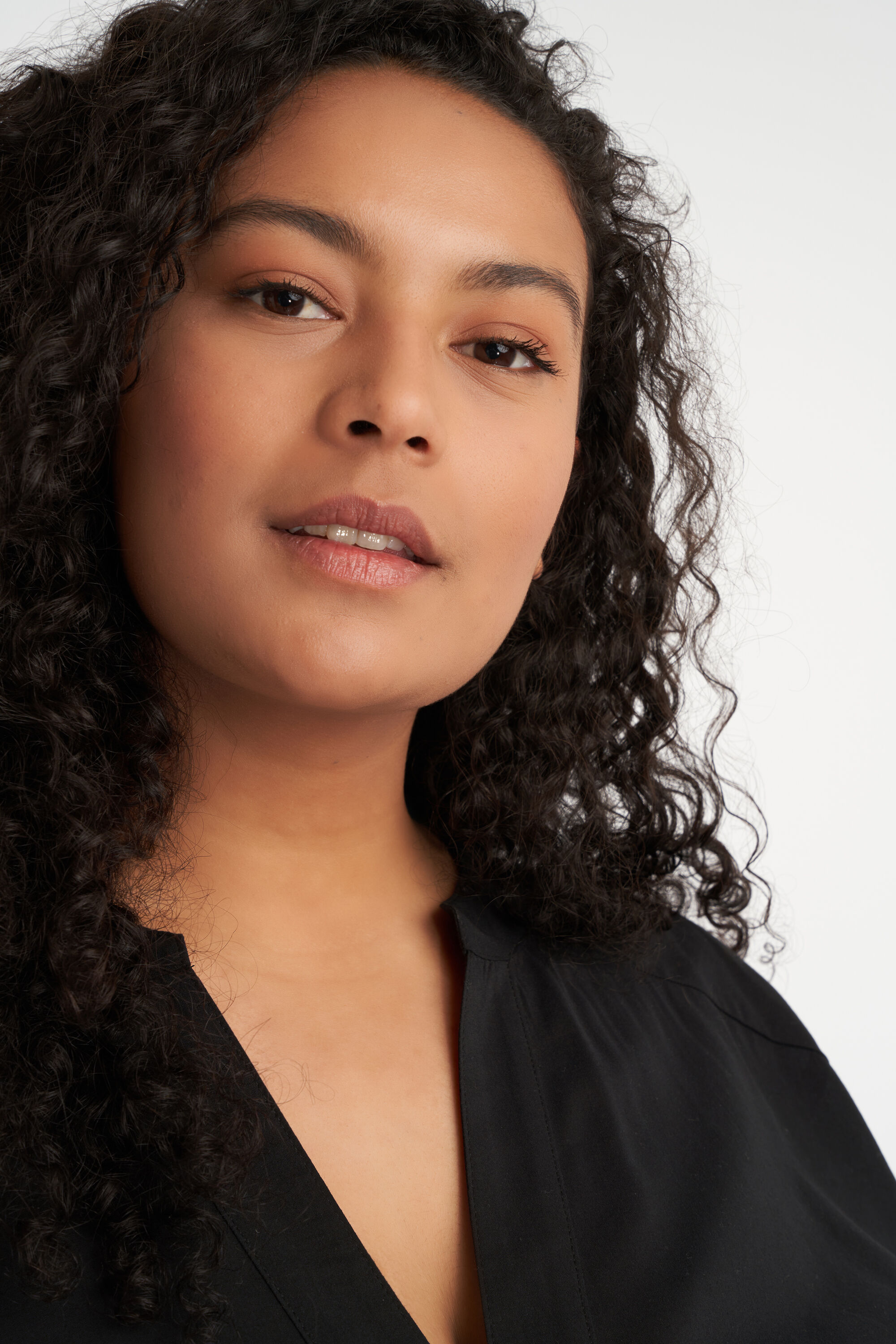 Lange uitlopende blouse  image number 5