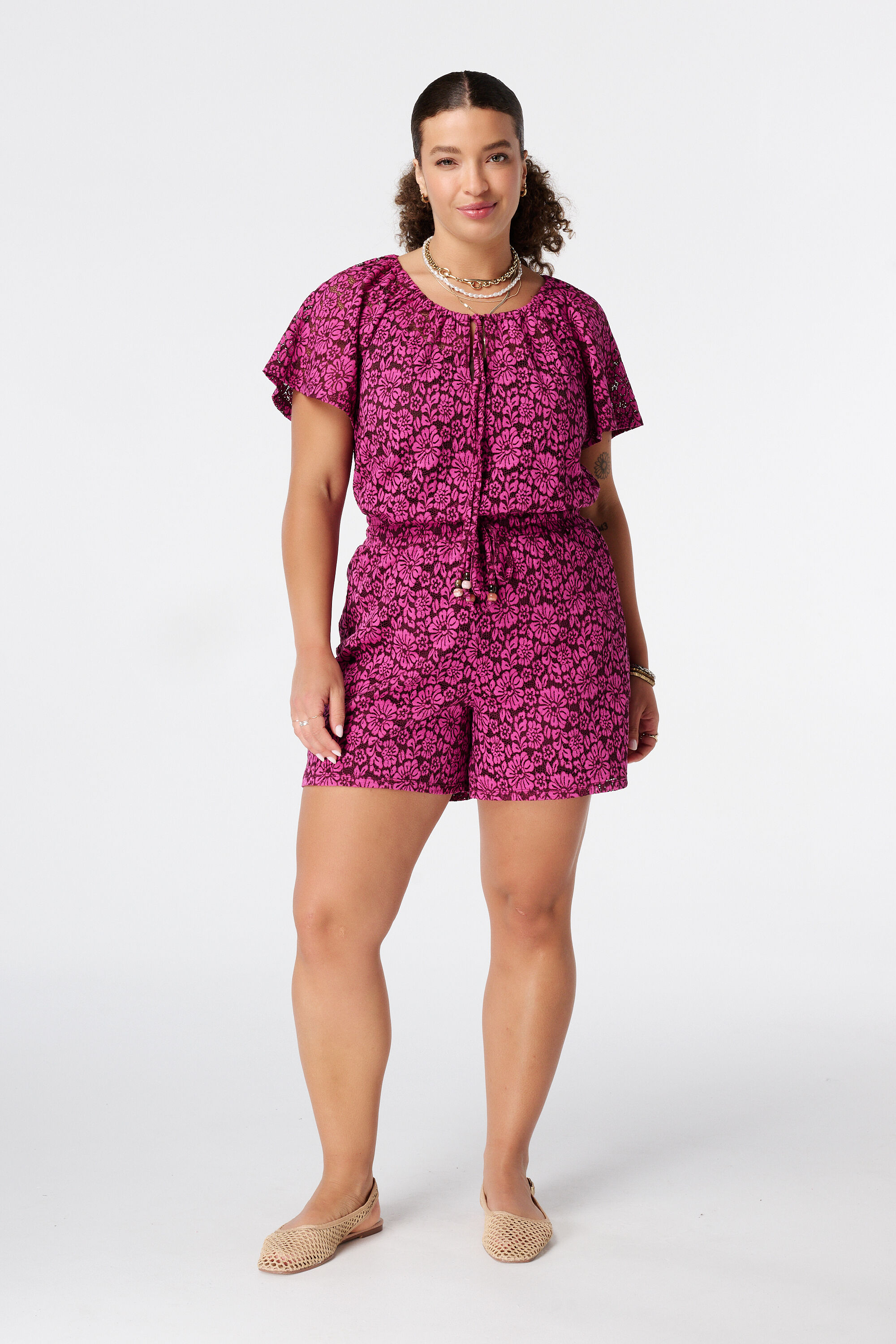 Short met elastische taille