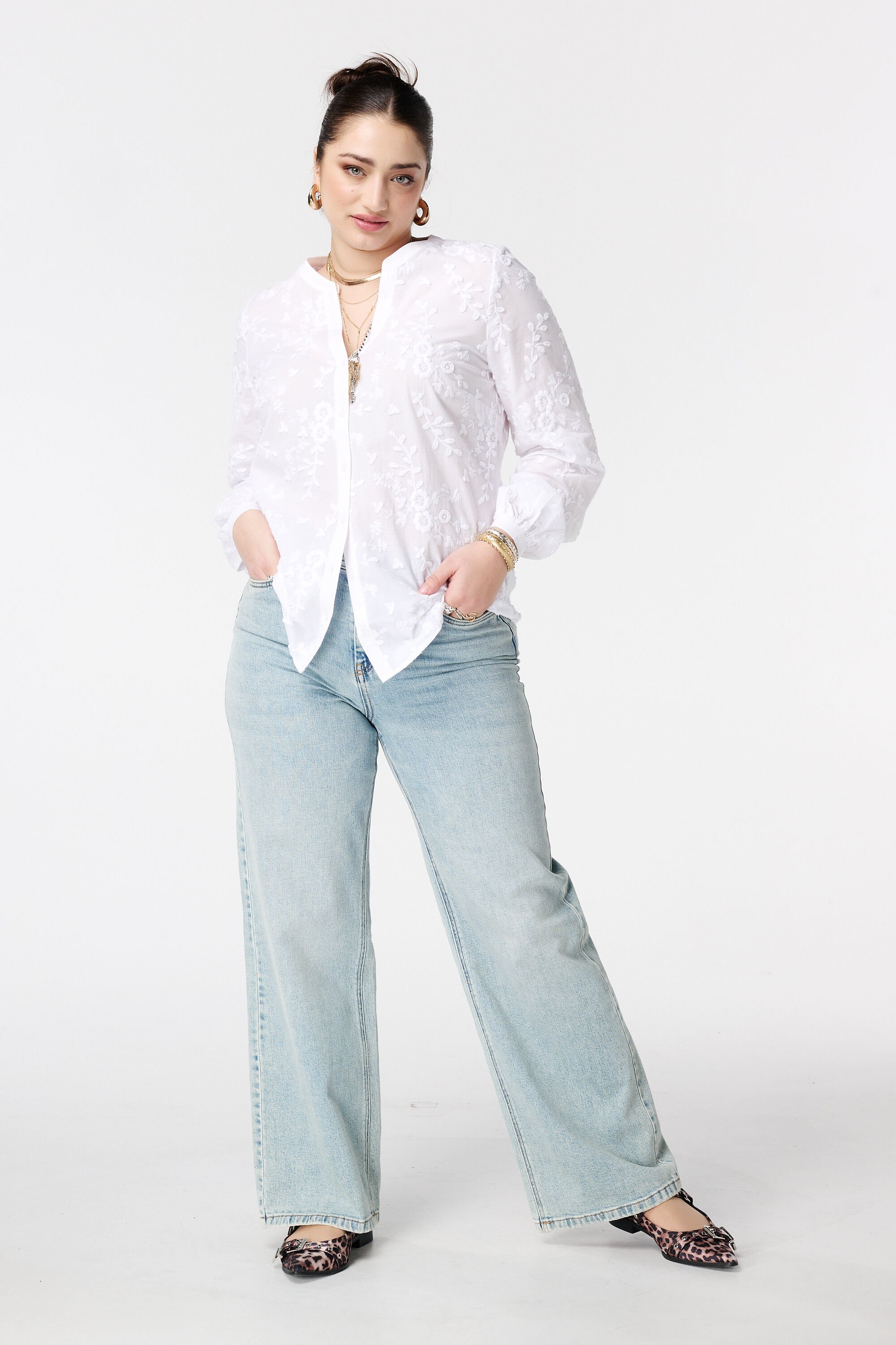 Blouse met bloemenprint image number 5