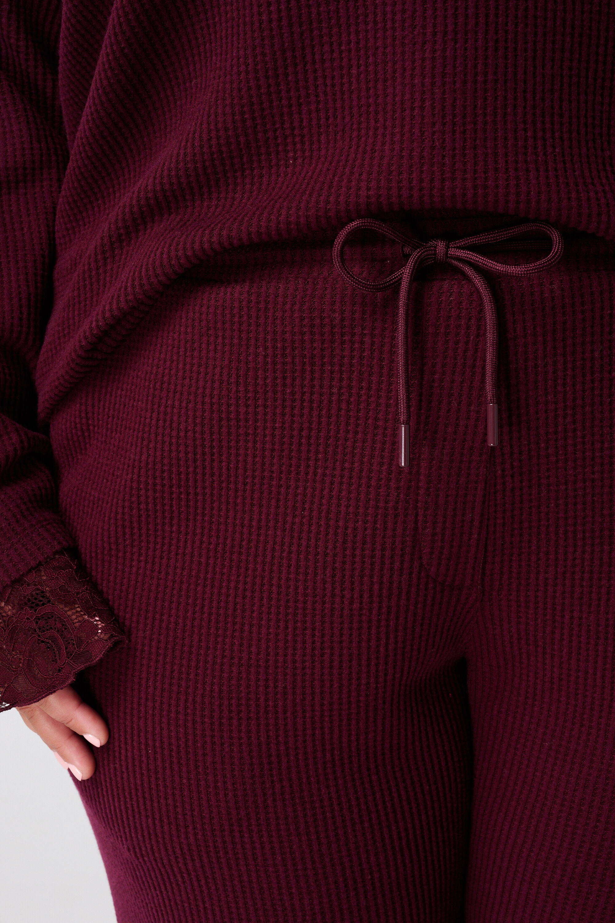 Rechte broek met elastieke taille image number 4