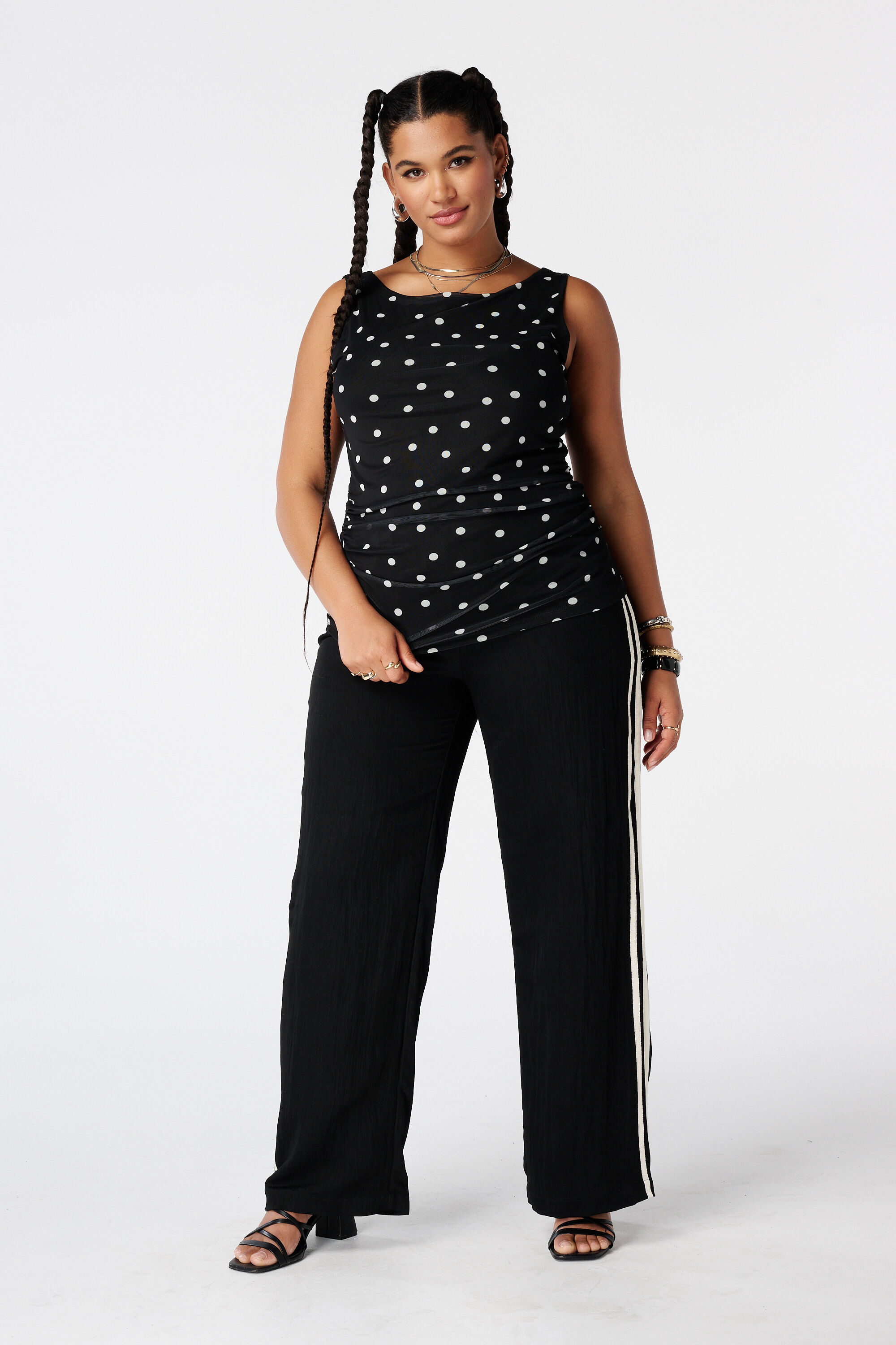 Mesh top met print image number 5