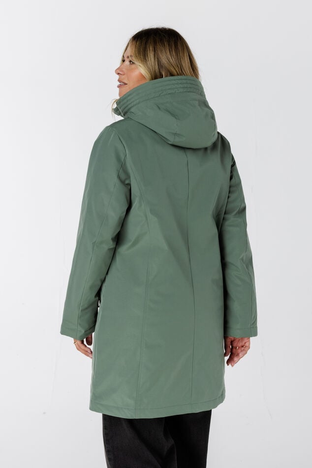 Water afstotende jas met capuchon image number 3