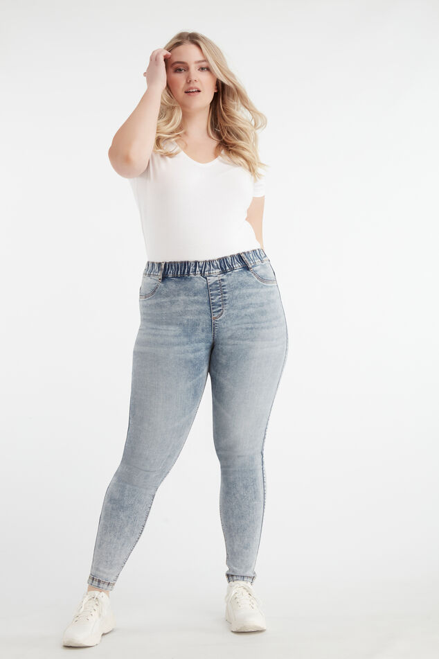 Slim fit tregging POPPY image number 0