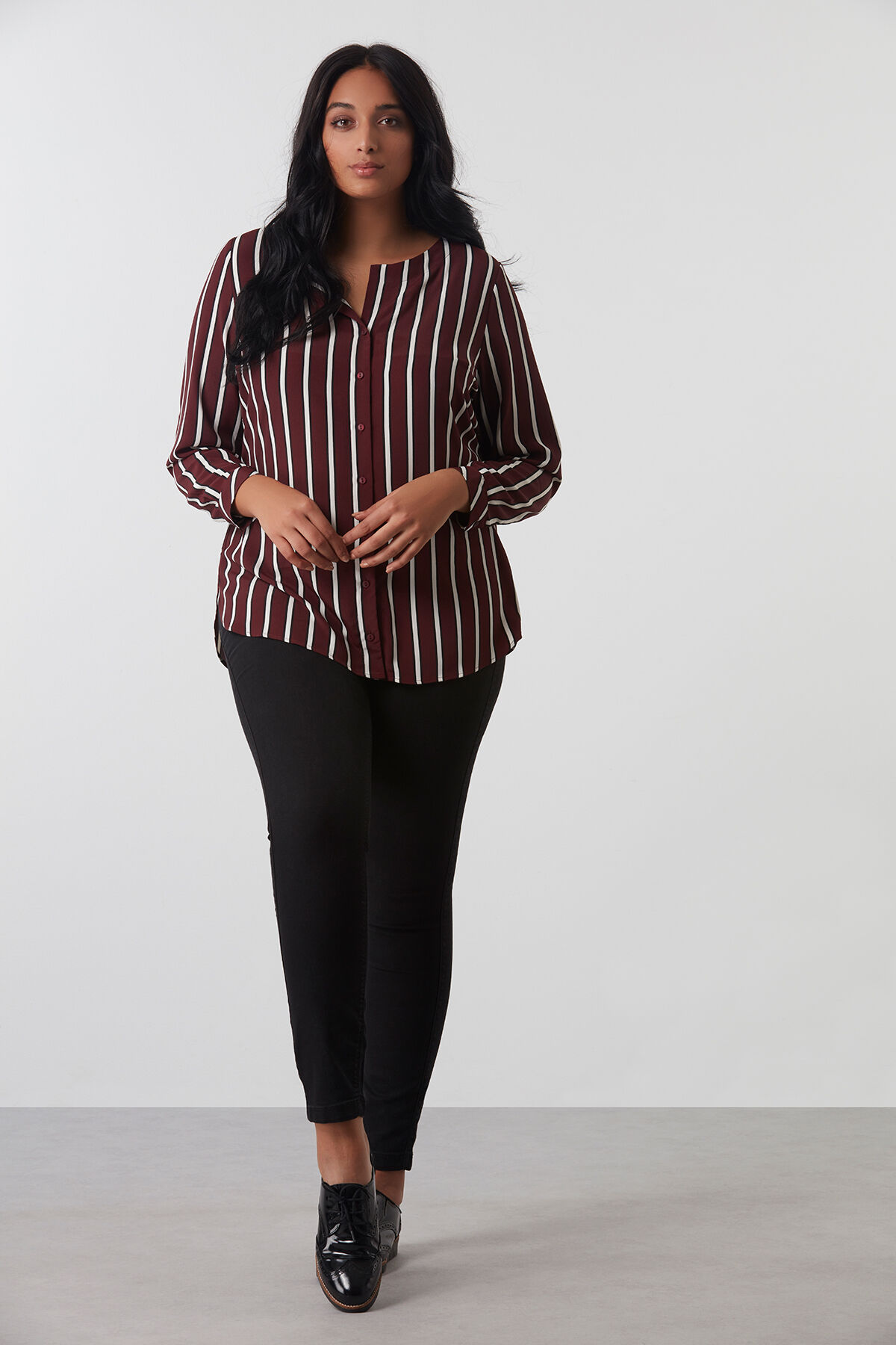 Gestreepte blouse image number 3